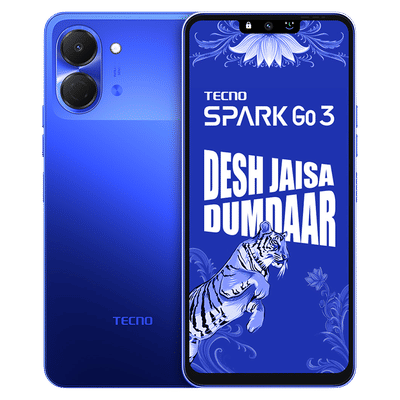 TECNO SPARK Go 3 (4GB RAM, 64GB, Galaxy Blue)