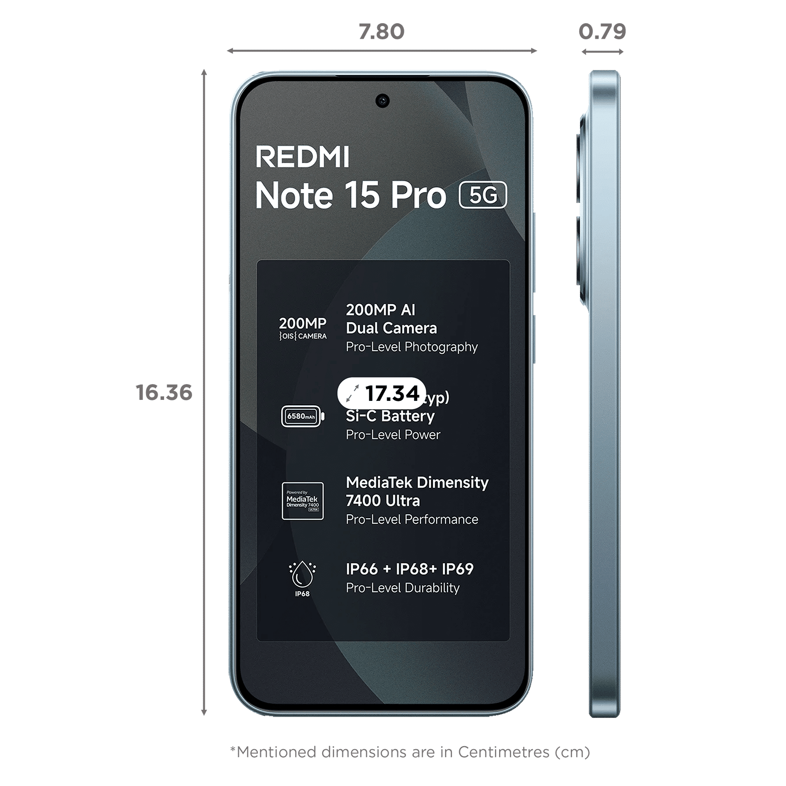Redmi Note 15 Pro 5G (8GB RAM, 128GB, Mirage Blue) Redmi Note 15 Pro 5G (8GB RAM, 128GB, Mirage Blue)_2