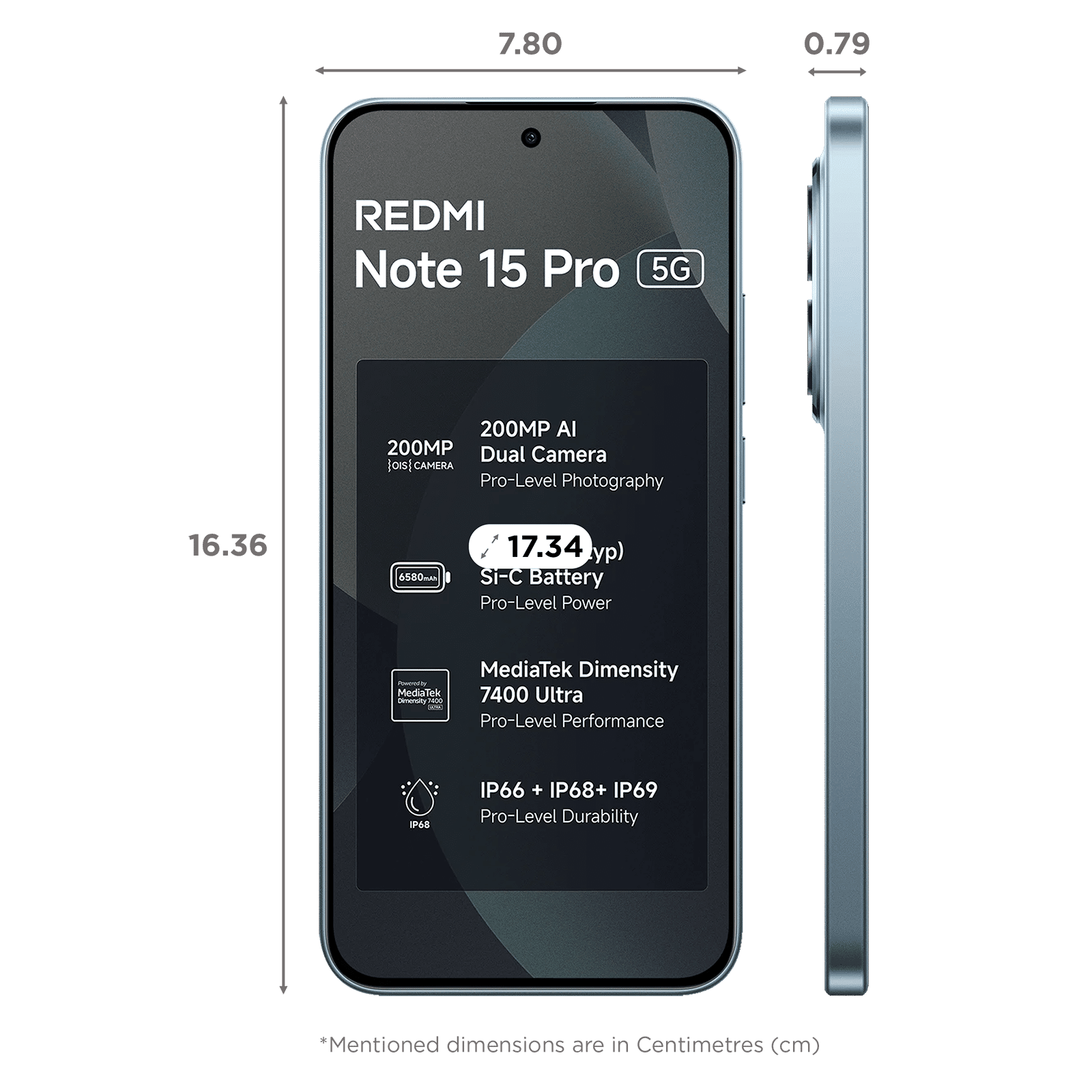 Redmi Note 15 Pro 5G (8GB RAM, 256GB, Mirage Blue) Redmi Note 15 Pro 5G (8GB RAM, 256GB, Mirage Blue)_2