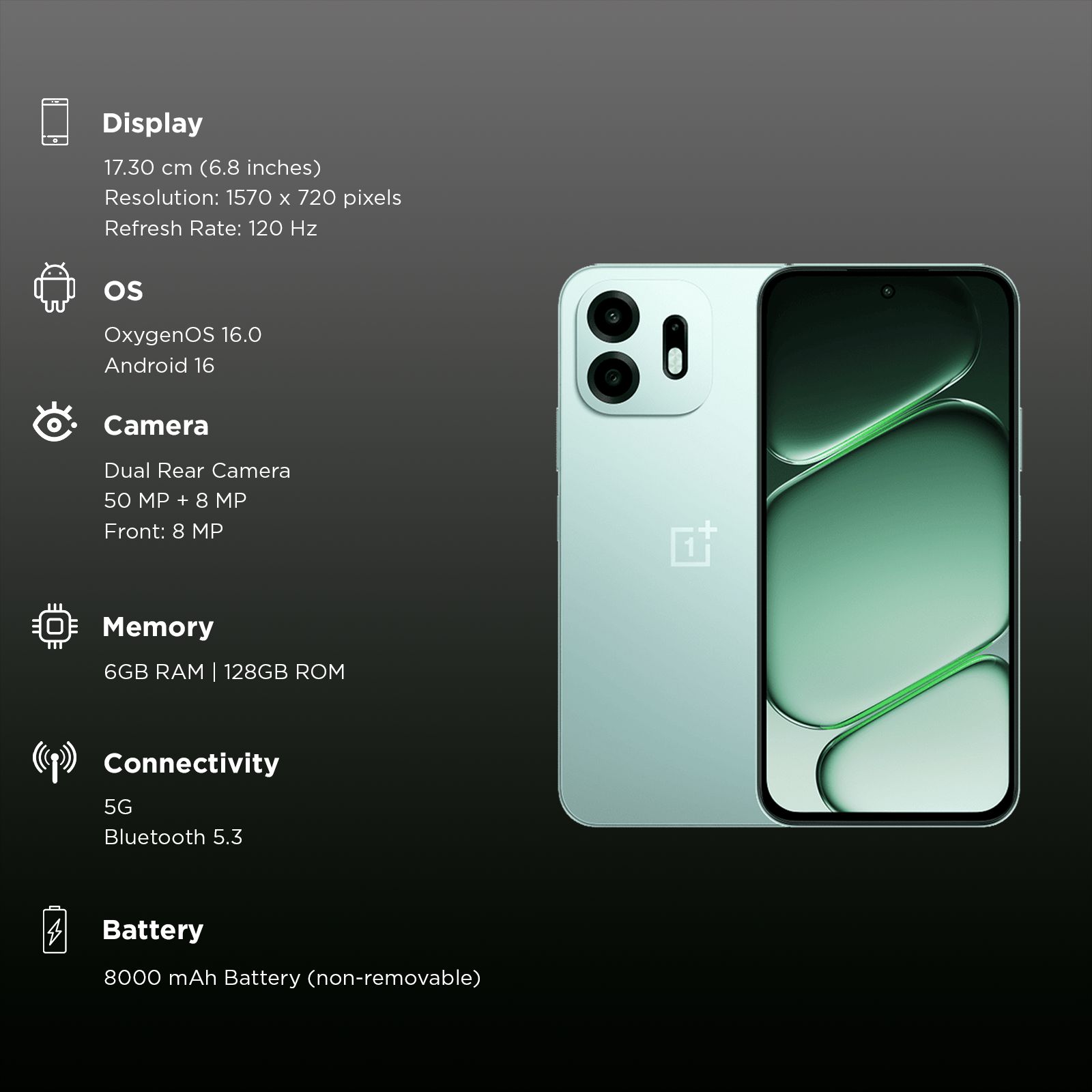 OnePlus N6 5G (6GB RAM, 128GB, Fresh Mint) OnePlus N6 5G (6GB RAM, 128GB, Fresh Mint)_3