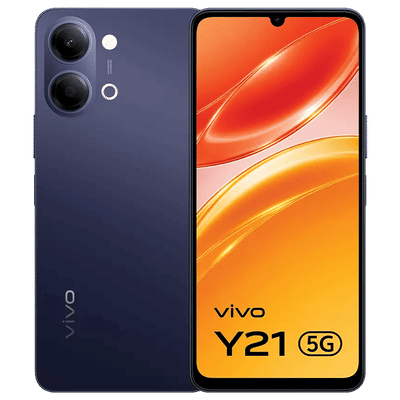 vivo Y21 5G (4GB RAM, 64GB, Midnight Blue)