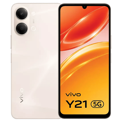 vivo Y21 5G (4GB RAM, 64GB, Champagne Gold)