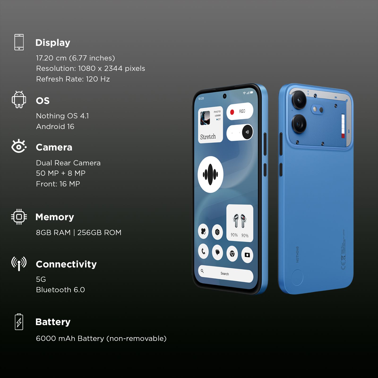 Nothing Phone 4b 5G (8GB RAM, 256GB, Blue) Nothing Phone 4b 5G (8GB RAM, 256GB, Blue)_3