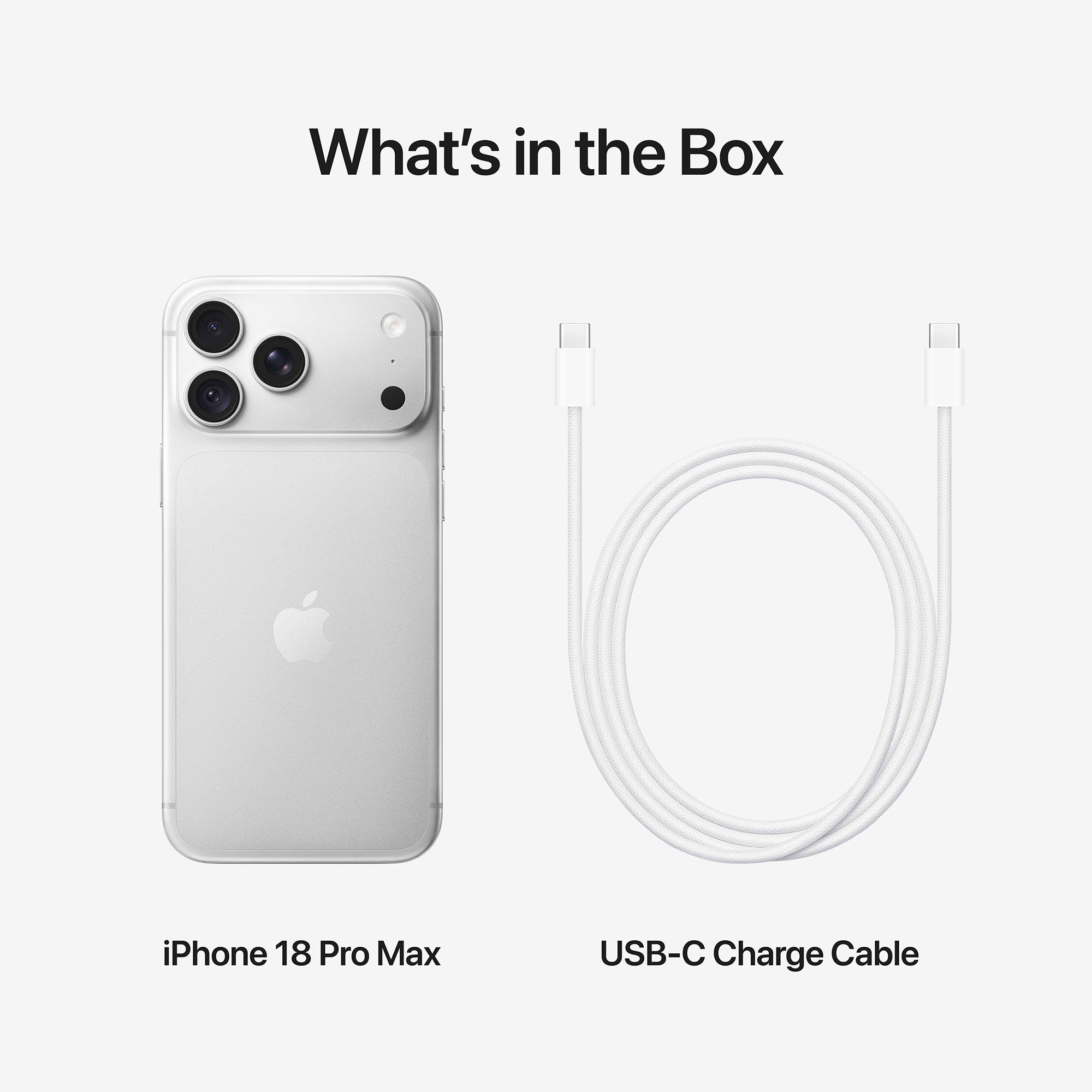Apple iPhone 18 Pro Max (1TB, Silver)_10