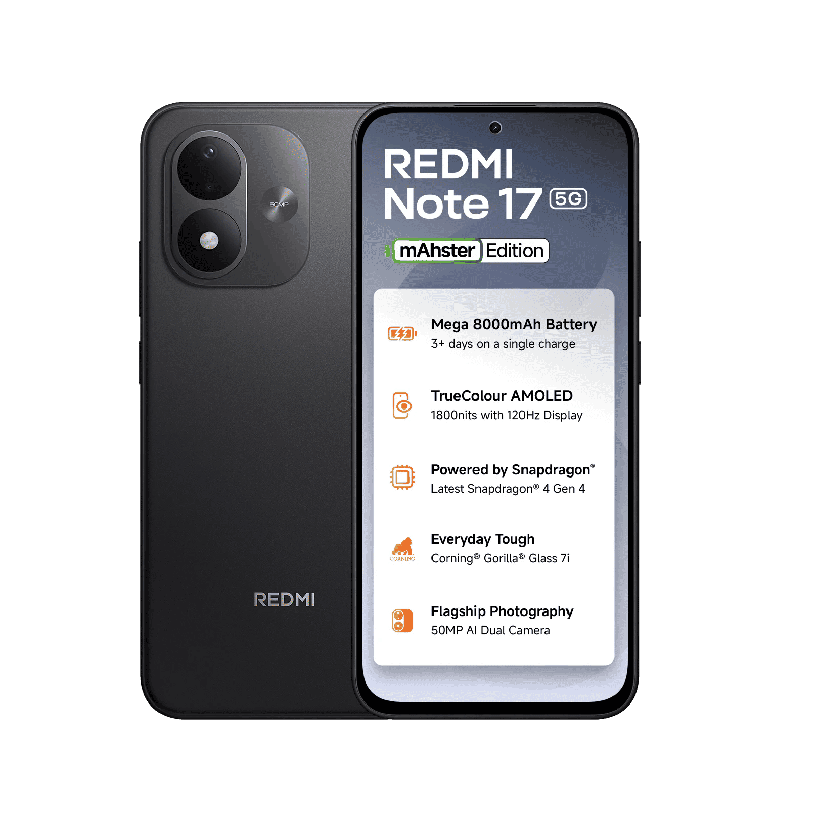REDMI Note 17 5G (6GB RAM, 128GB, Dark Night) REDMI Note 17 5G (6GB RAM, 128GB, Dark Night)_1