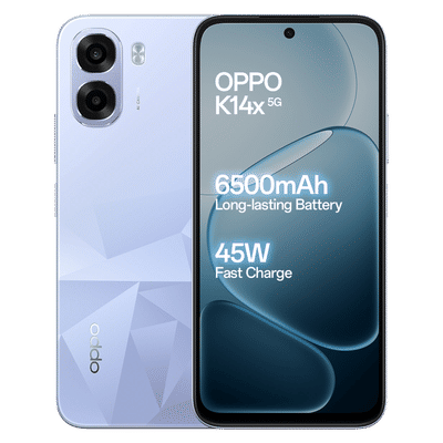 oppo K14x 5G (6GB RAM, 128GB, Icy Blue)
