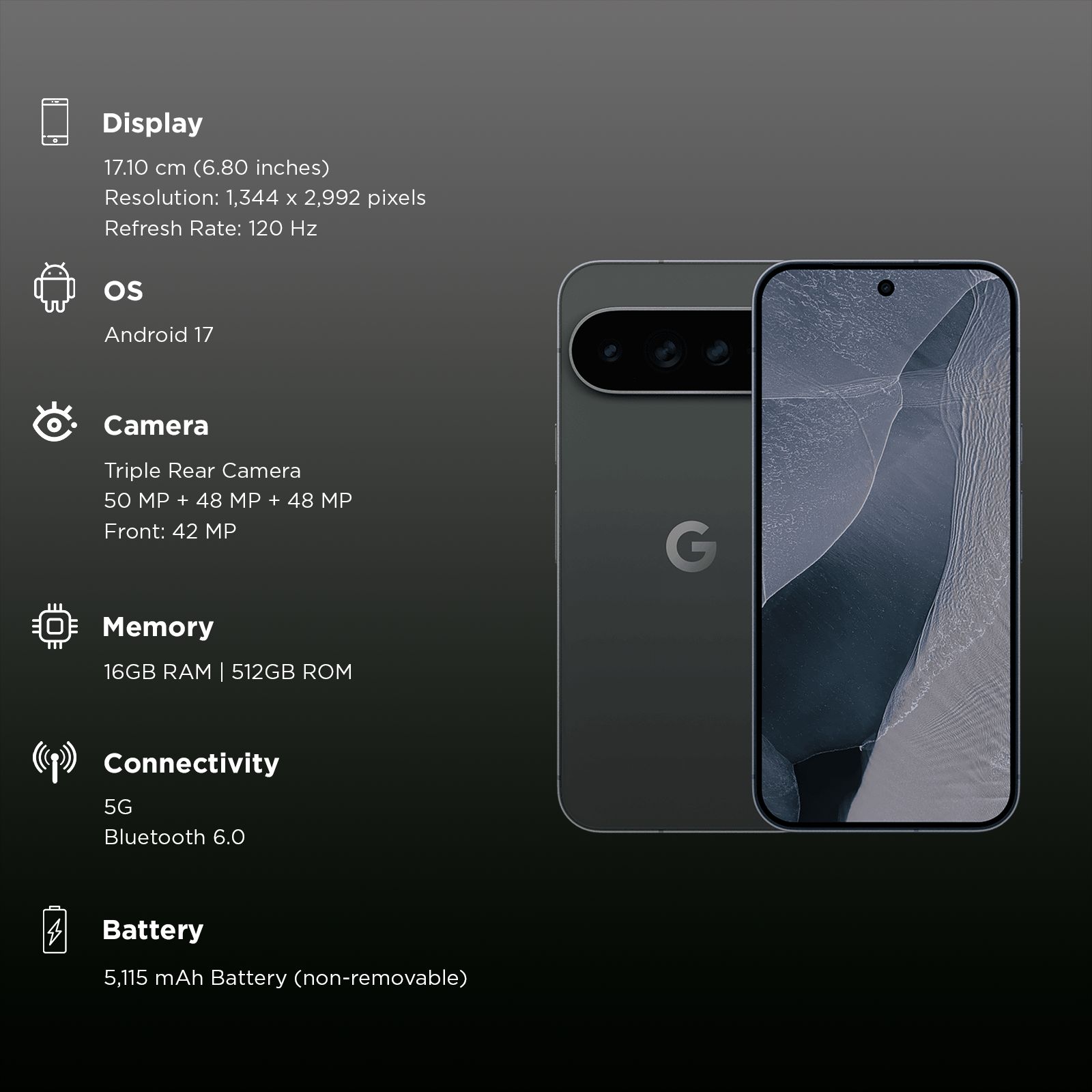 Google Pixel 11 Pro XL 5G (16GB RAM, 512GB, Obsidian) Google Pixel 11 Pro XL 5G (16GB RAM, 512GB, Obsidian)_3