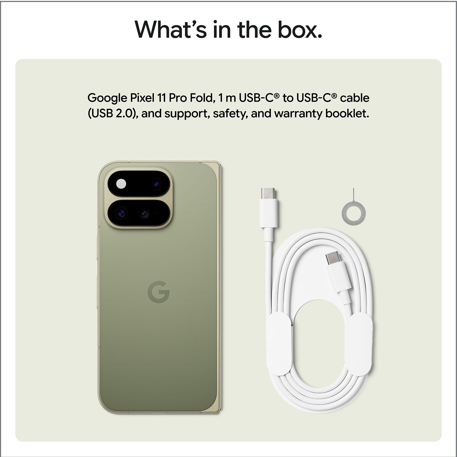 Google Pixel 11 Pro Fold 5G (16GB RAM, 512GB, Olive) Google Pixel 11 Pro Fold 5G (16GB RAM, 512GB, Olive)_15