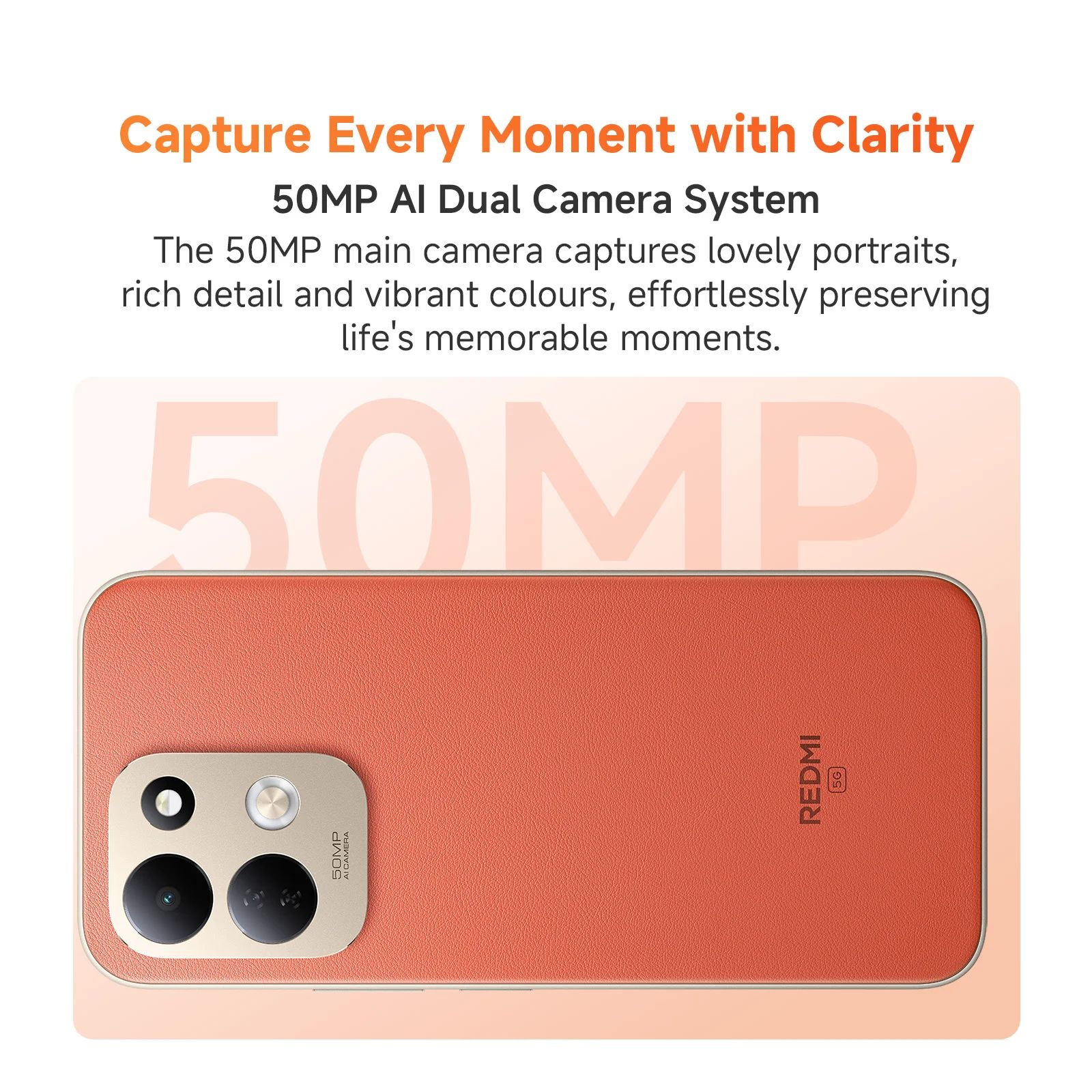 Redmi 17 5G (6GB RAM, 128GB, Eternal Orange) Redmi 17 5G (6GB RAM, 128GB, Eternal Orange)_16