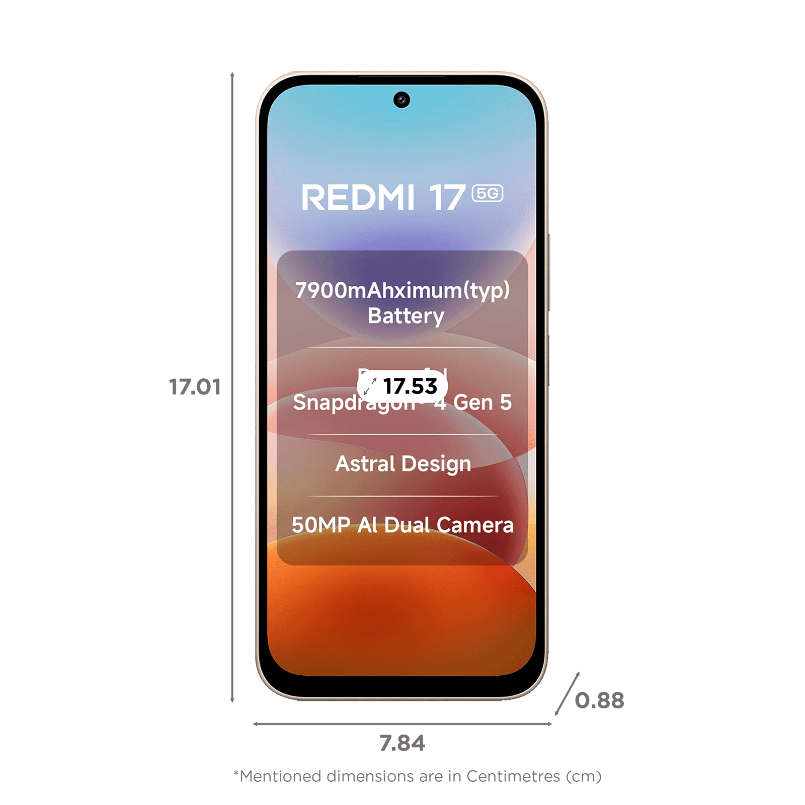 Redmi 17 5G (6GB RAM, 128GB, Eternal Orange) Redmi 17 5G (6GB RAM, 128GB, Eternal Orange)_2