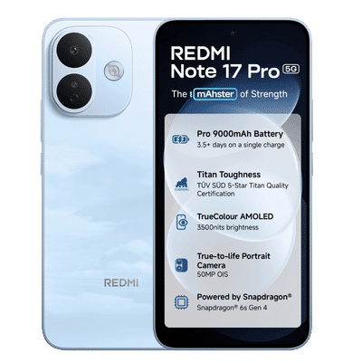 Redmi Note 17 Pro 5G (8GB RAM, 128GB, Cloud Blue)