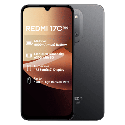 Redmi 17C 5G (4GB RAM, 128GB, Dark Night)
