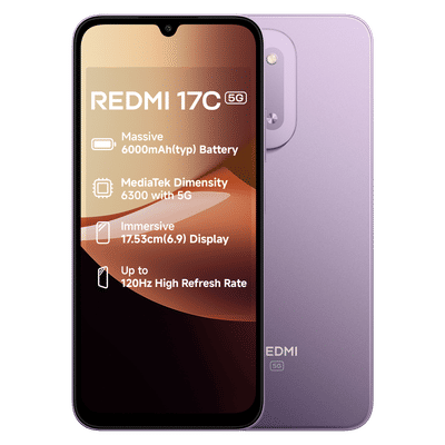 Redmi 17C 5G (6GB RAM, 128GB, Purple Dawn)