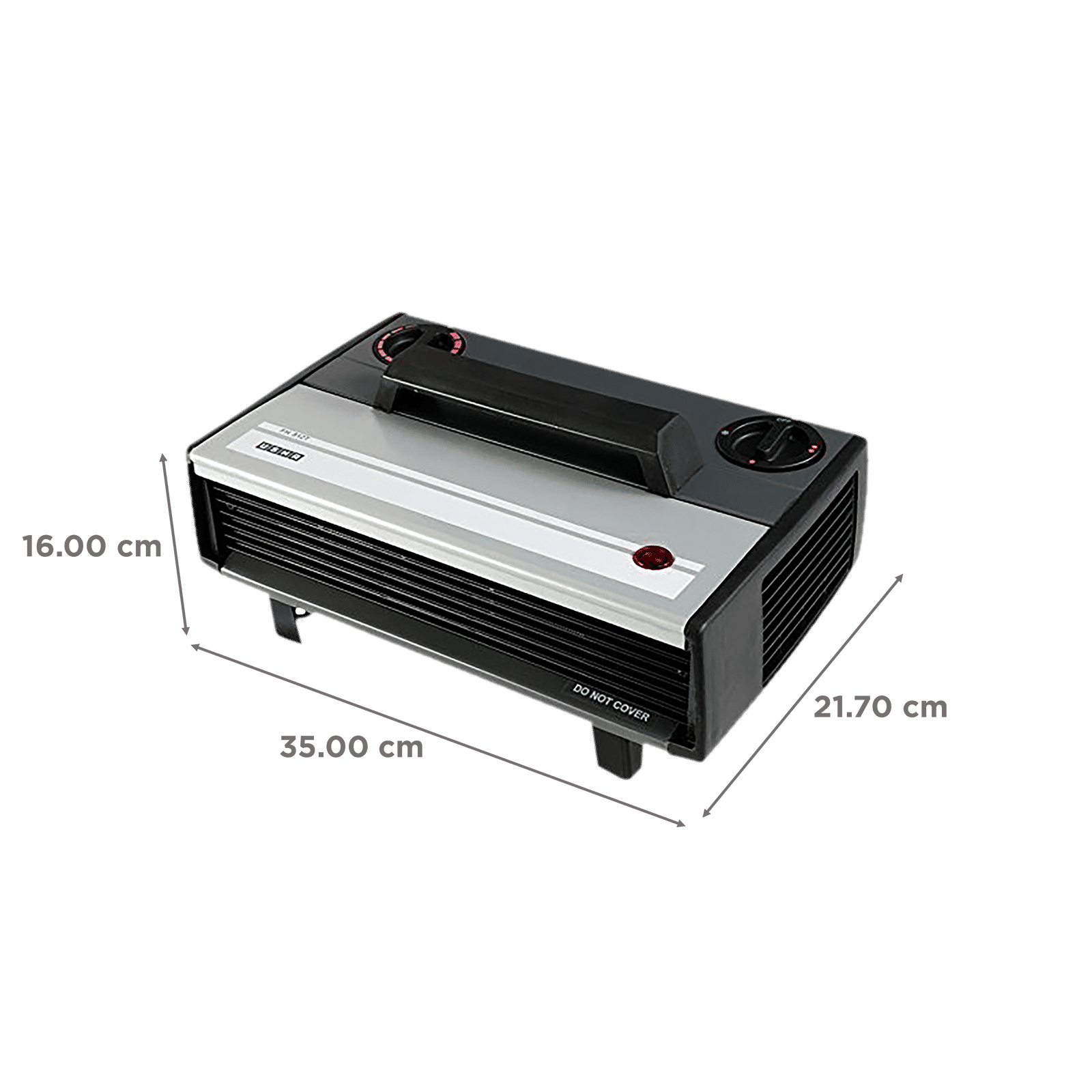 USHA FH812T 2000W Fan Room Heater with Thermal Cut Out (Adjustable Thermostat USHA FH812T 2000W Fan Room Heater with Thermal Cut Out (Adjustable Thermostat_2