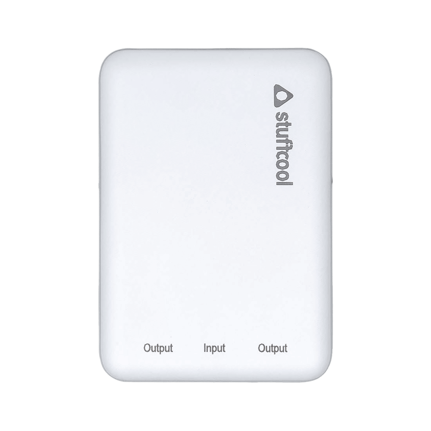 stuffcool PB99 10000 mAh Fast Charging Power Bank (1 Type C & 2 Micro USB Ports, LED Indicator, White) stuffcool PB99 10000 mAh Fast Charging Power Bank (1 Type C & 2 Micro USB Ports, LED Indicator, White)_1