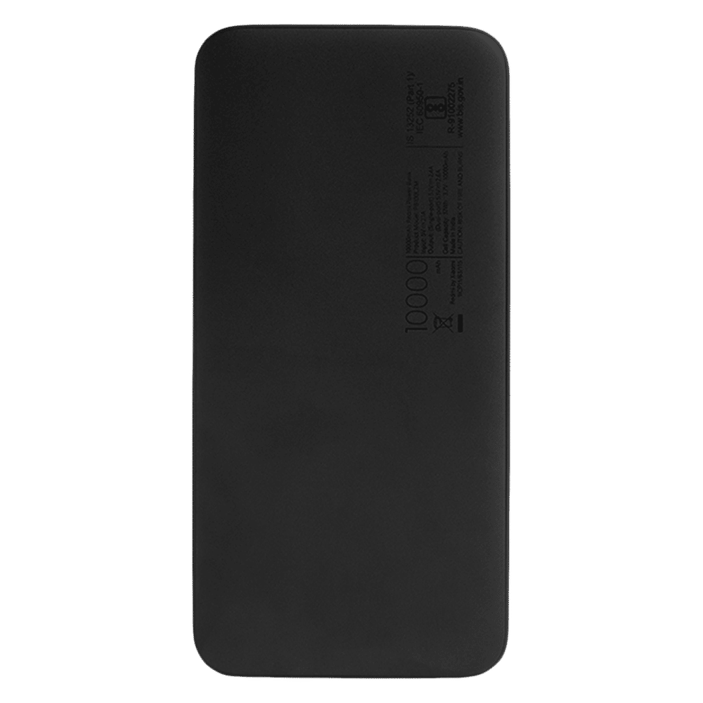 Redmi VXN4300IN 10000 mAh 10W Fast Charging Power Bank (1 Micro USB, 1 Type C & 2 Type A Ports, 12 Layers Protection, Black)_5