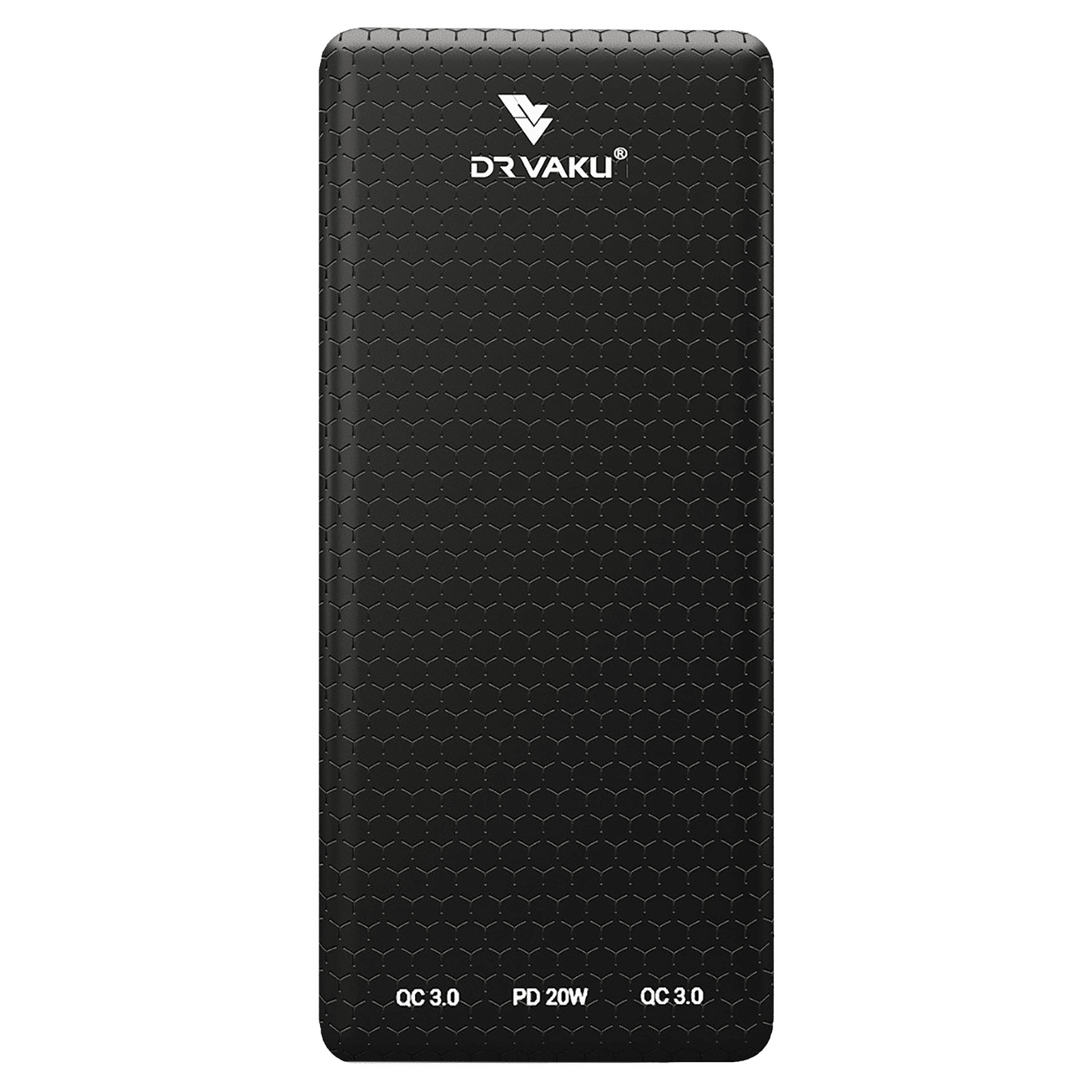 Vaku Carbon Series Magnus 10000 mAh Fast Charging Power Bank (1 Micro USB Type B, 1 Type C & 2 Type A Ports, Digital LED Indicator, Black)_1
