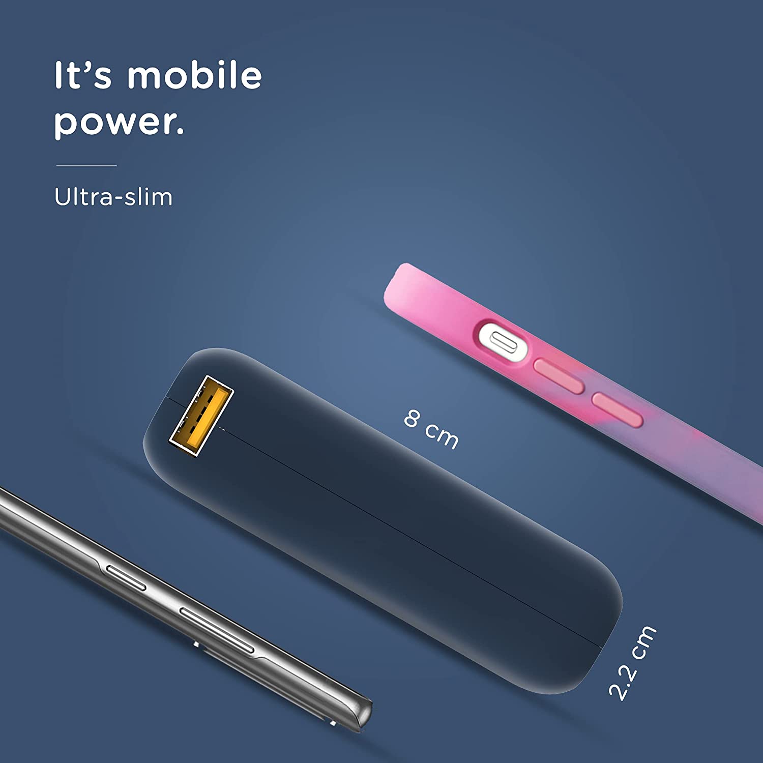 Pebble Rapid 10000 mAh 22.5W Fast Charging Power Bank (1 Micro USB Type B, 1 Type C & 1 Type A Ports, 10 Way Circuit Protection, Blue) Pebble Rapid 10000 mAh 22.5W Fast Charging Power Bank (1 Micro USB Type B, 1 Type C & 1 Type A Ports, 10 Way Circuit Protection, Blue)_9