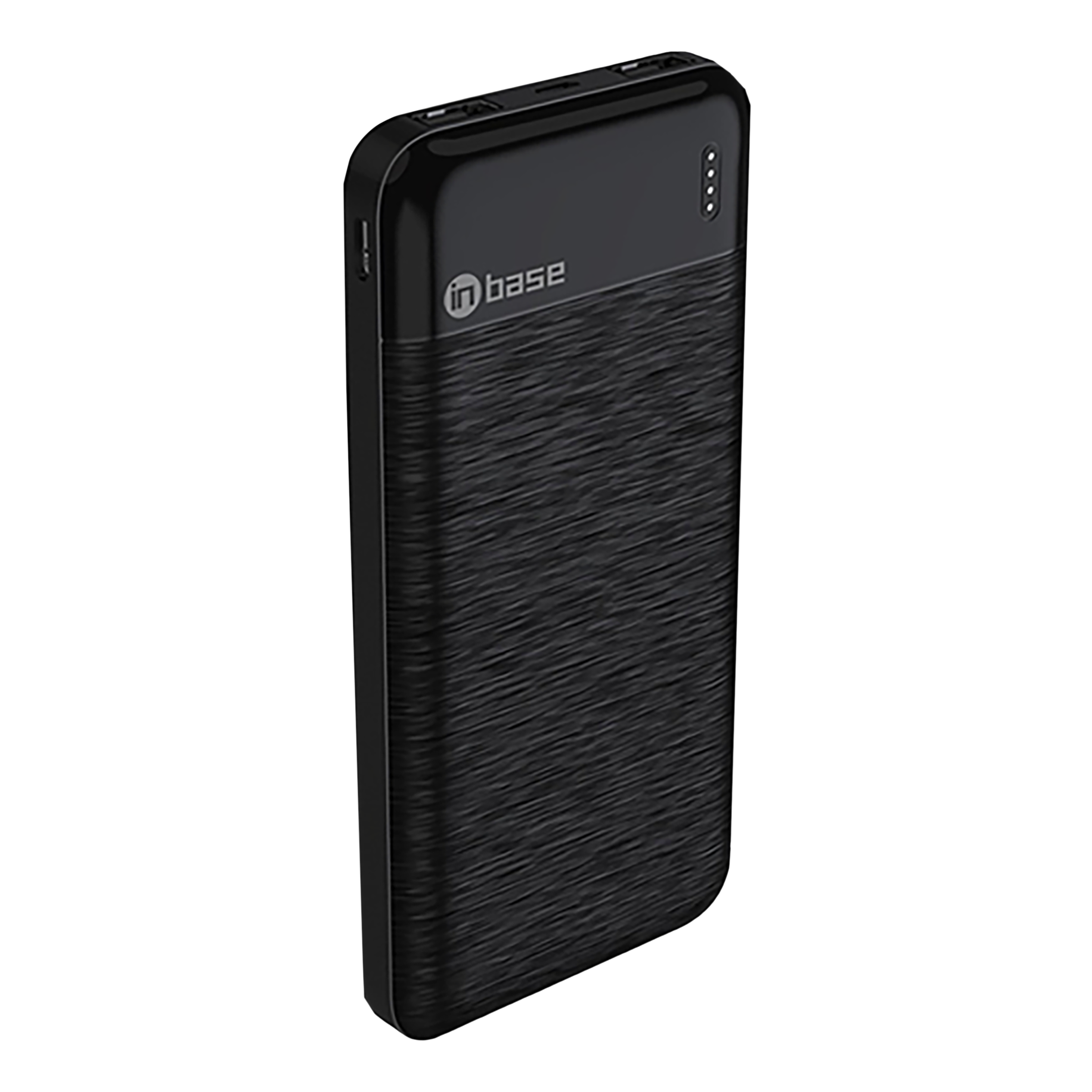 Inbase 10000 mAh Fast Charging Power Bank (1 Micro USB Type B, 1 Type C & 2 Type A Ports, ABS Casing, LED Charging Indicator, Black)_1