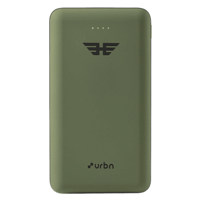 urbn 20000 mAh 22.5W Fast Charging Power Bank (1 Type A & 1 Type C Ports, Ultra Compact Casing, Quick Charge 3.0, Camo)