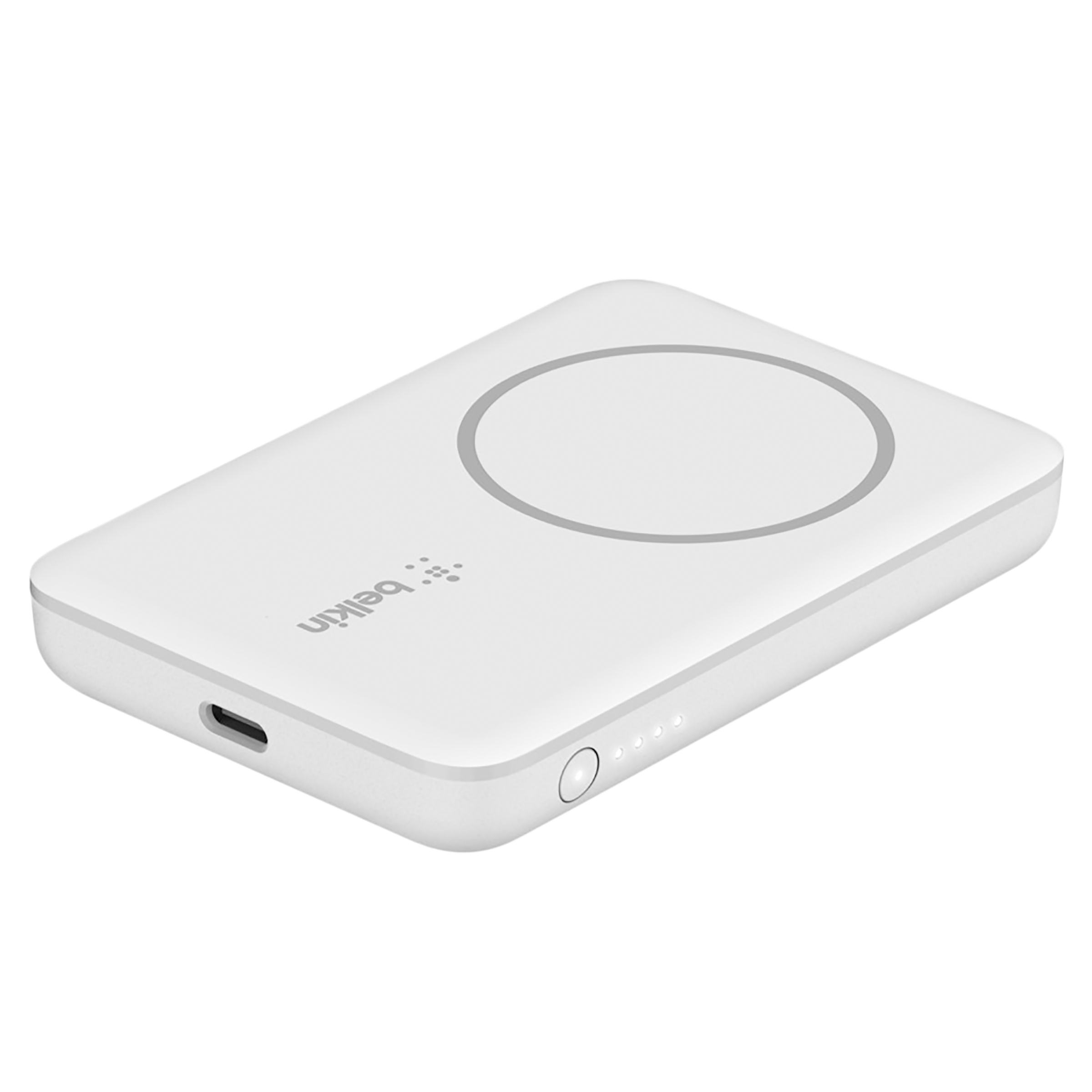 belkin BoostCharge 2500 mAh 5W Power Bank (1 Type C Port, Compatible with MagSafe, White) belkin BoostCharge 2500 mAh 5W Power Bank (1 Type C Port, Compatible with MagSafe, White)_9