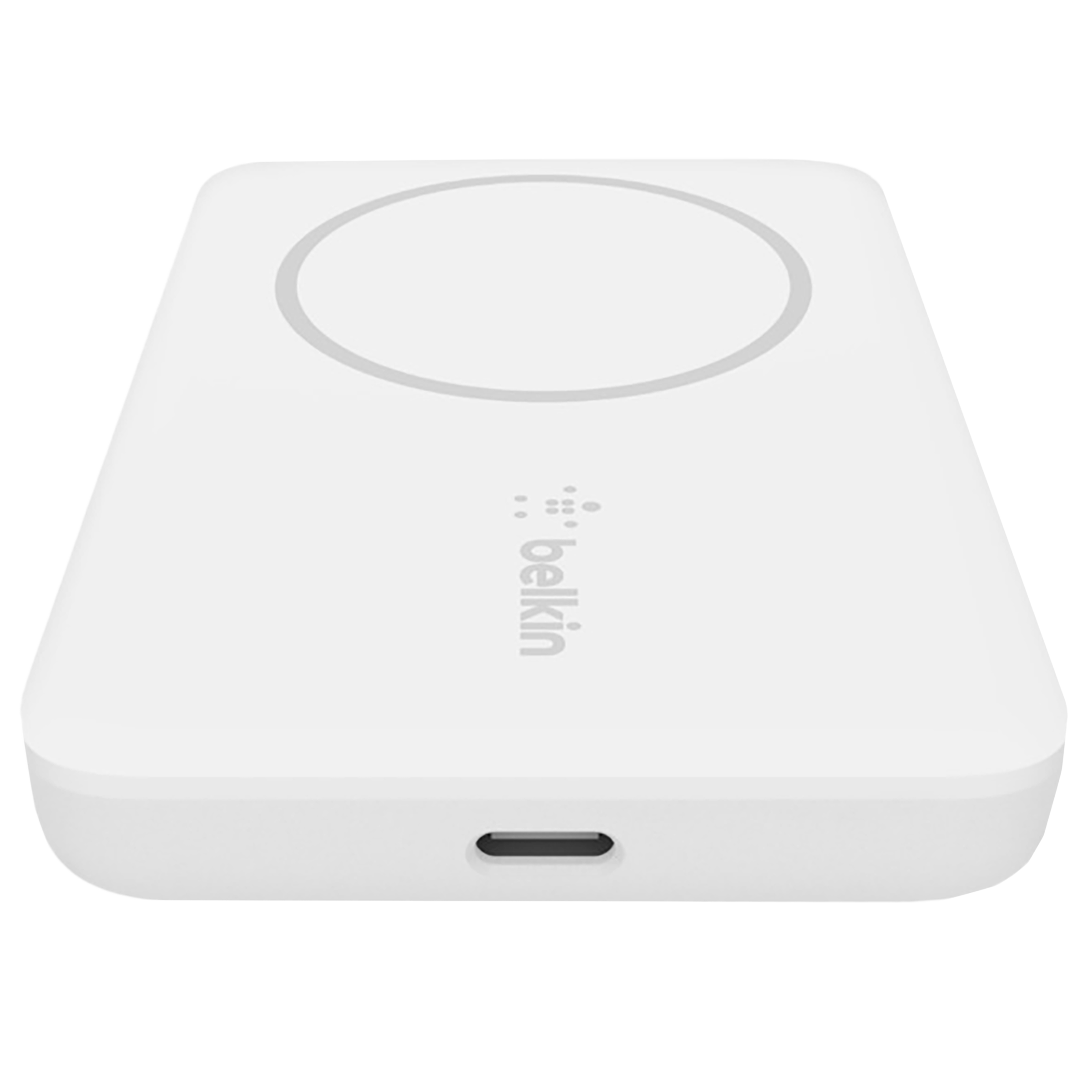 belkin BoostCharge 2500 mAh 5W Power Bank (1 Type C Port, Compatible with MagSafe, White) belkin BoostCharge 2500 mAh 5W Power Bank (1 Type C Port, Compatible with MagSafe, White)_5