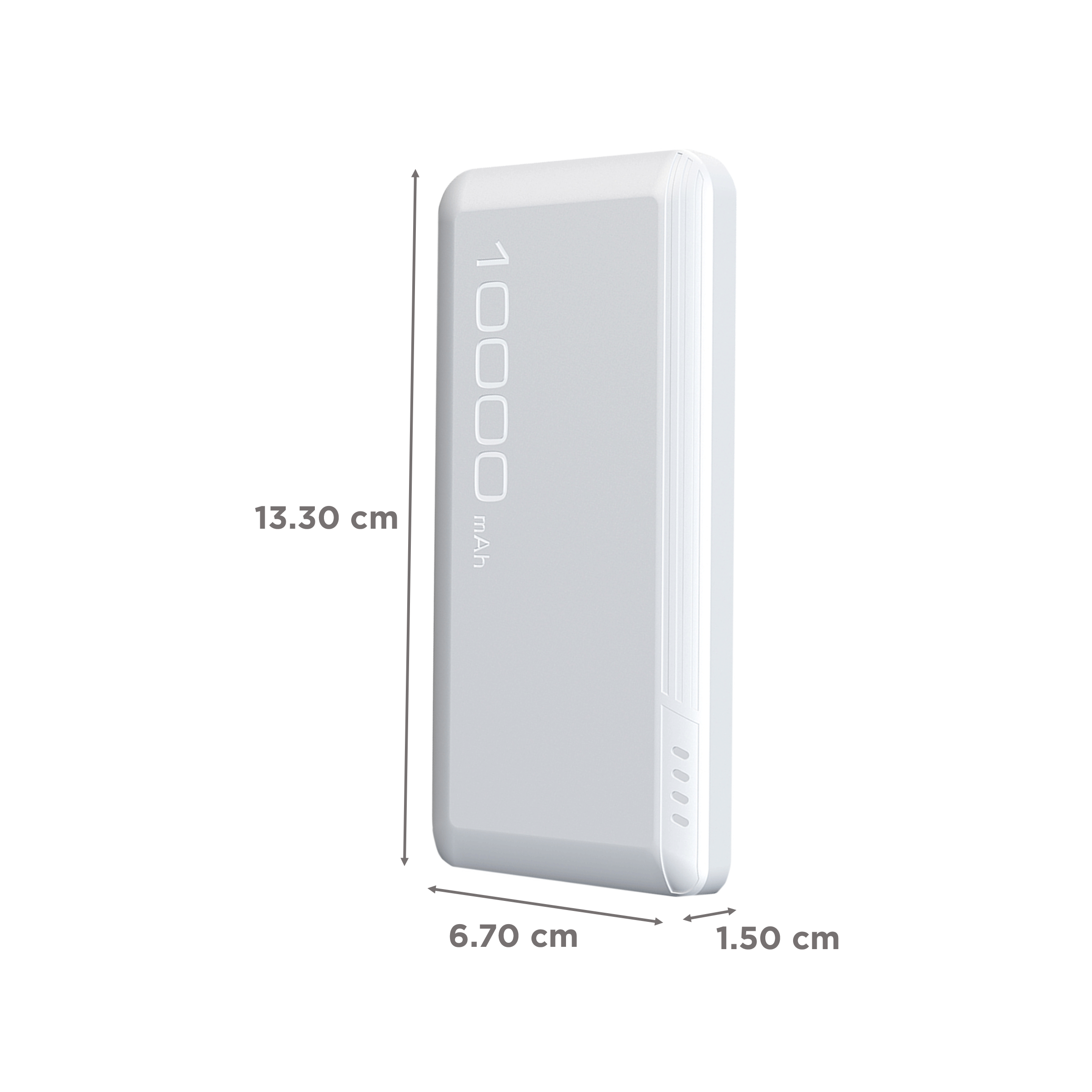 I KALL 10000 mAh 10W Fast Charging Power Bank (1 Micro USB, 1 Type C & 2 Type A Ports, Dual Output, White) I KALL 10000 mAh 10W Fast Charging Power Bank (1 Micro USB, 1 Type C & 2 Type A Ports, Dual Output, White)_2