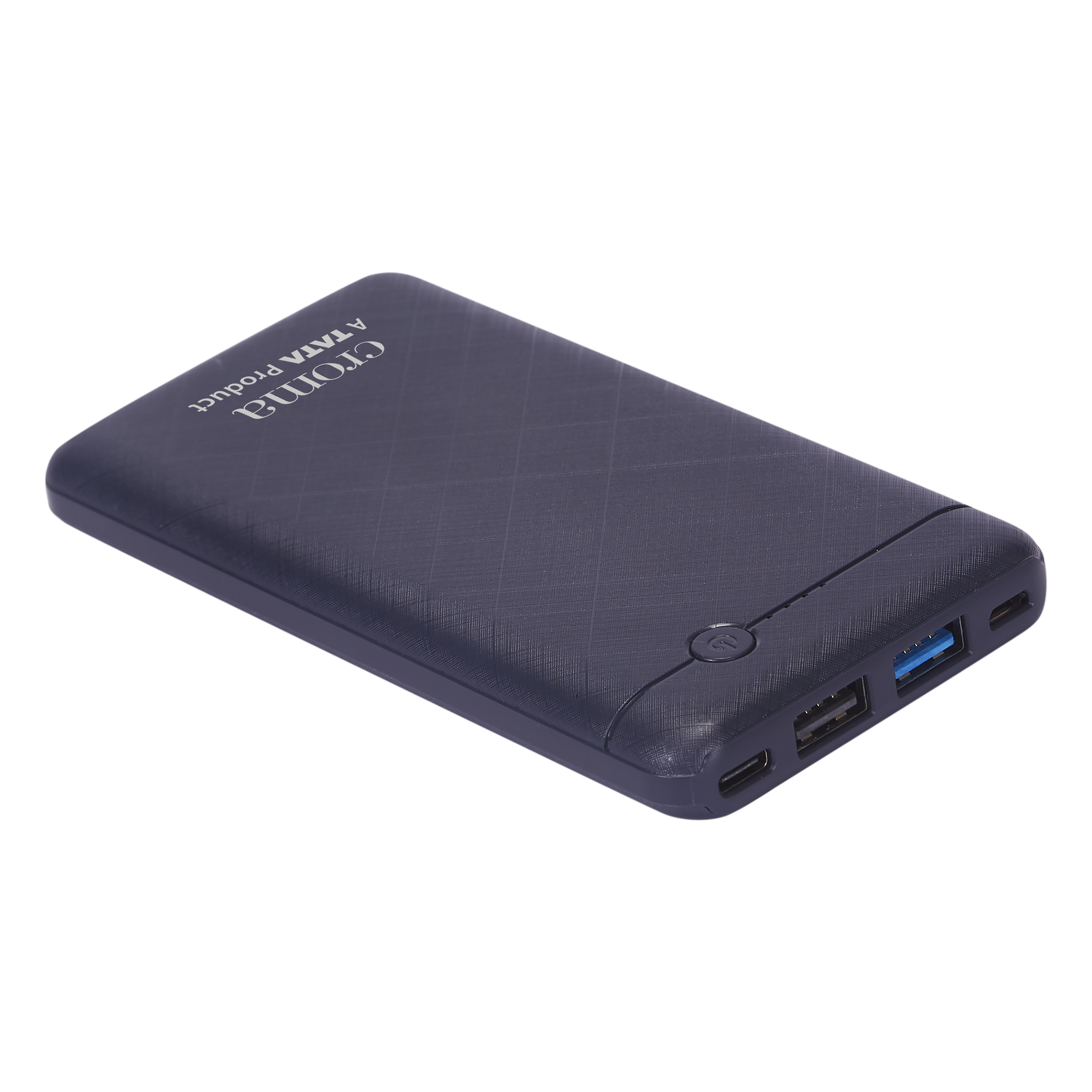 Croma 10000 mAh 12W Fast Charging Power Bank (1 Micro USB Type B, 1 Type C & 2 Type A Ports, Short Circuit Protection, Blue)_4