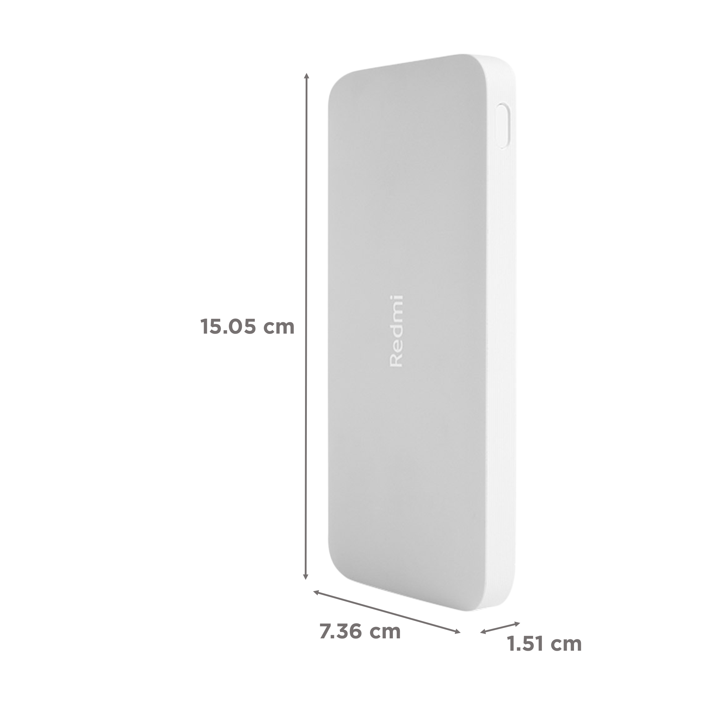 Redmi 10000 mAh 10W Fast Charging Power Bank (1 Micro USB Type B, 1 Type C & 2 Type A Ports, Two Way Fast Charging, White)_2