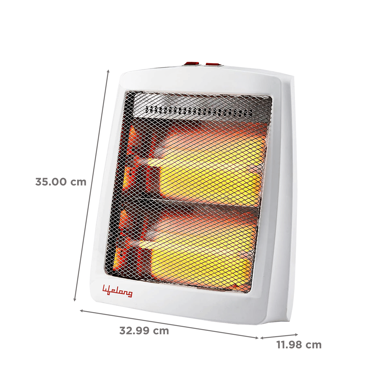 Lifelong Infinia 800W Quartz Room Heater with Tip Over Safety Switch (Noiseless Operation_2
