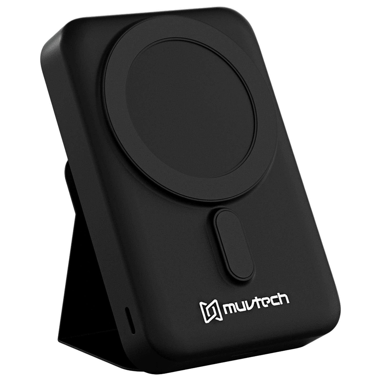 Muvtech 10000 mAh 20W Fast Charging Power Bank (Wireless Charging, Black) Muvtech 10000 mAh 20W Fast Charging Power Bank (Wireless Charging, Black)_1