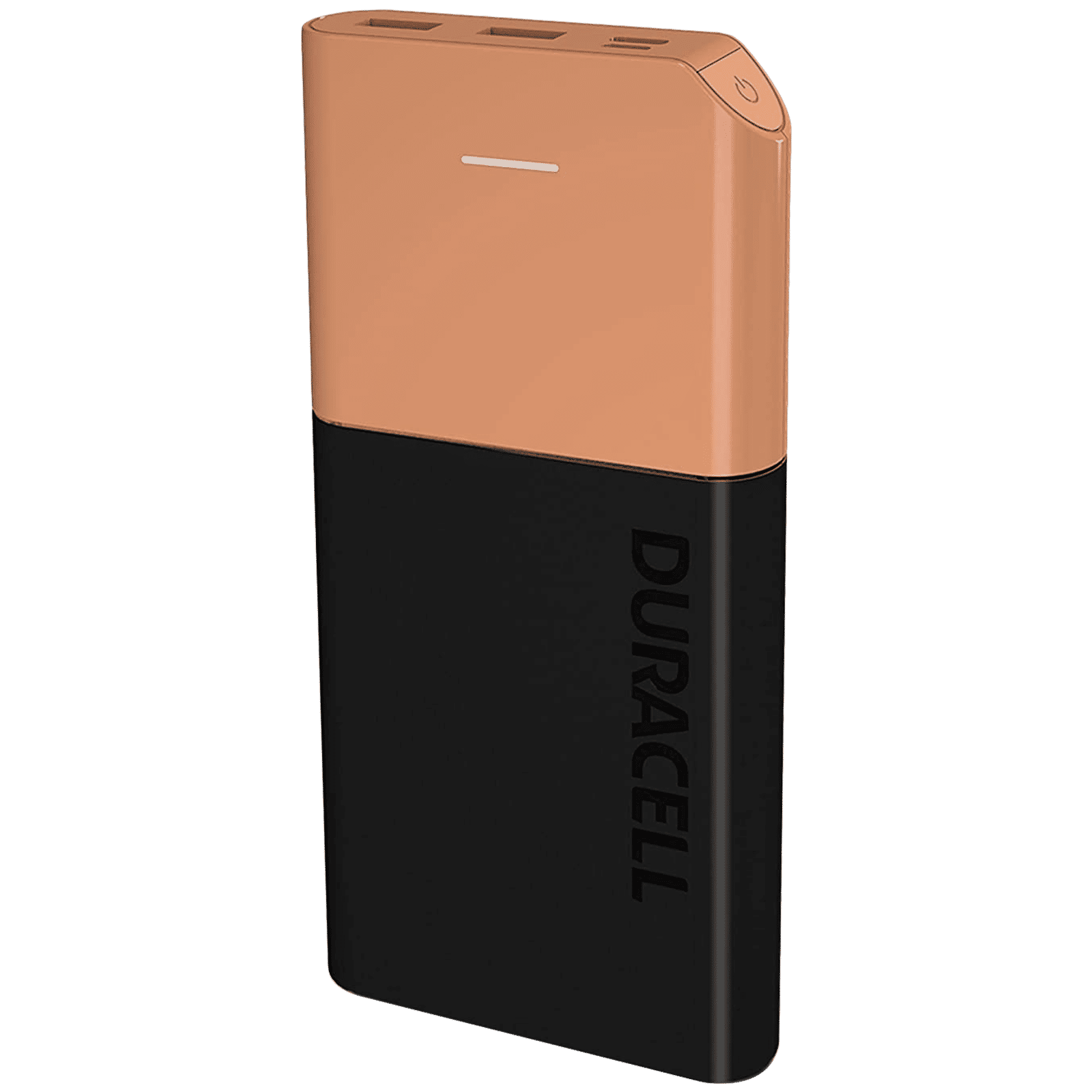 DURACELL 10000 mAh 22.5W Fast Charging Power Bank (2 Type A and 1 Type C Ports, Short Circuit Protection, Black & Copper) DURACELL 10000 mAh 22.5W Fast Charging Power Bank (2 Type A and 1 Type C Ports, Short Circuit Protection, Black & Copper)_1