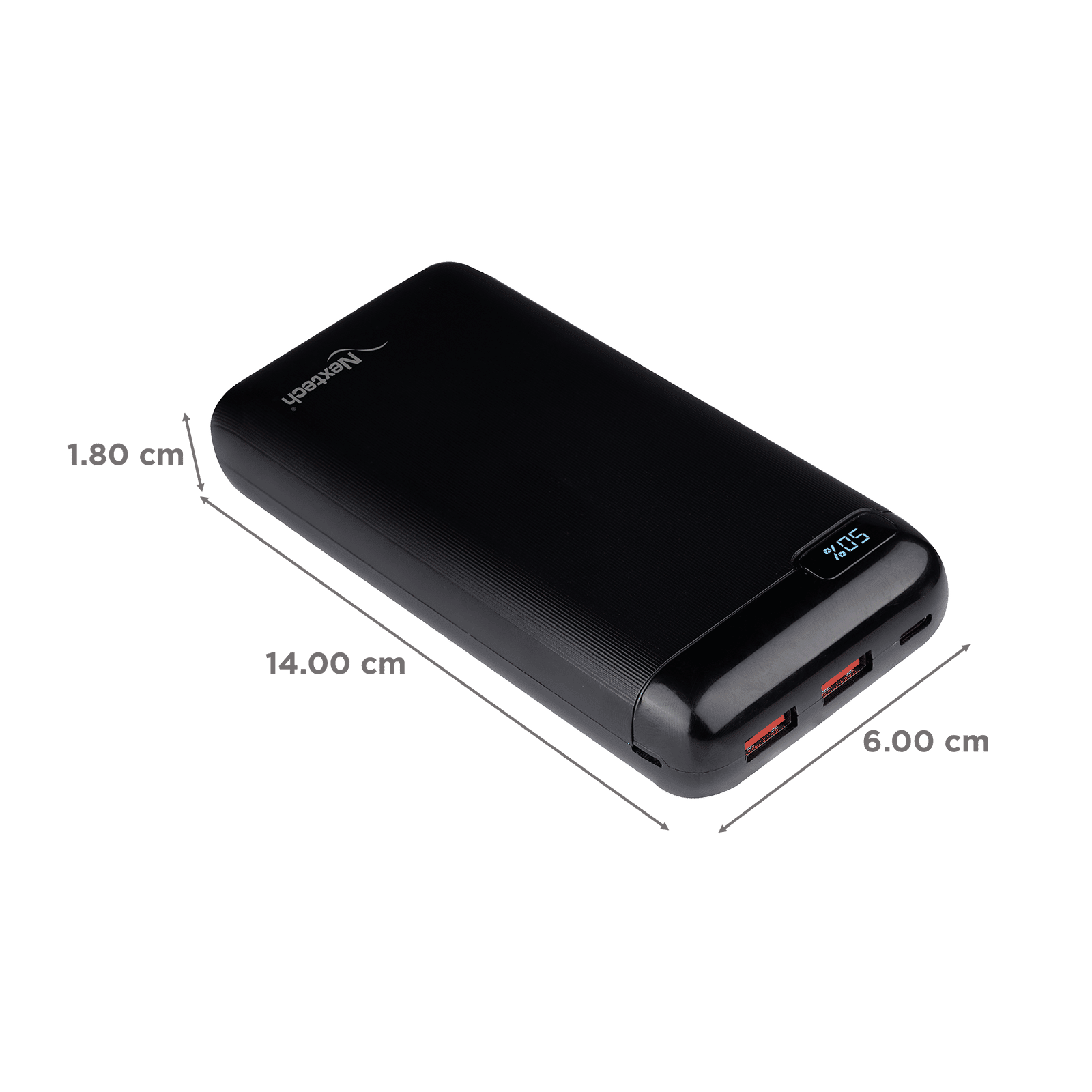 Nextech Astro 20000 mAh Power Bank (1 PD & 2 QC USB Ports, IC Controlled Circuit, Black) Nextech Astro 20000 mAh Power Bank (1 PD & 2 QC USB Ports, IC Controlled Circuit, Black)_2