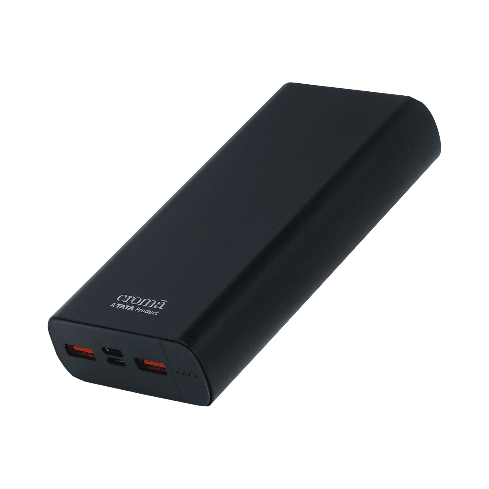 Croma 10000 mAh 22.5W Fast Charging Power Bank (2 Type A, 1 PD Type C & 1 Micro USB Port, Aluminium Casing, Apple Compatible, Black)_11