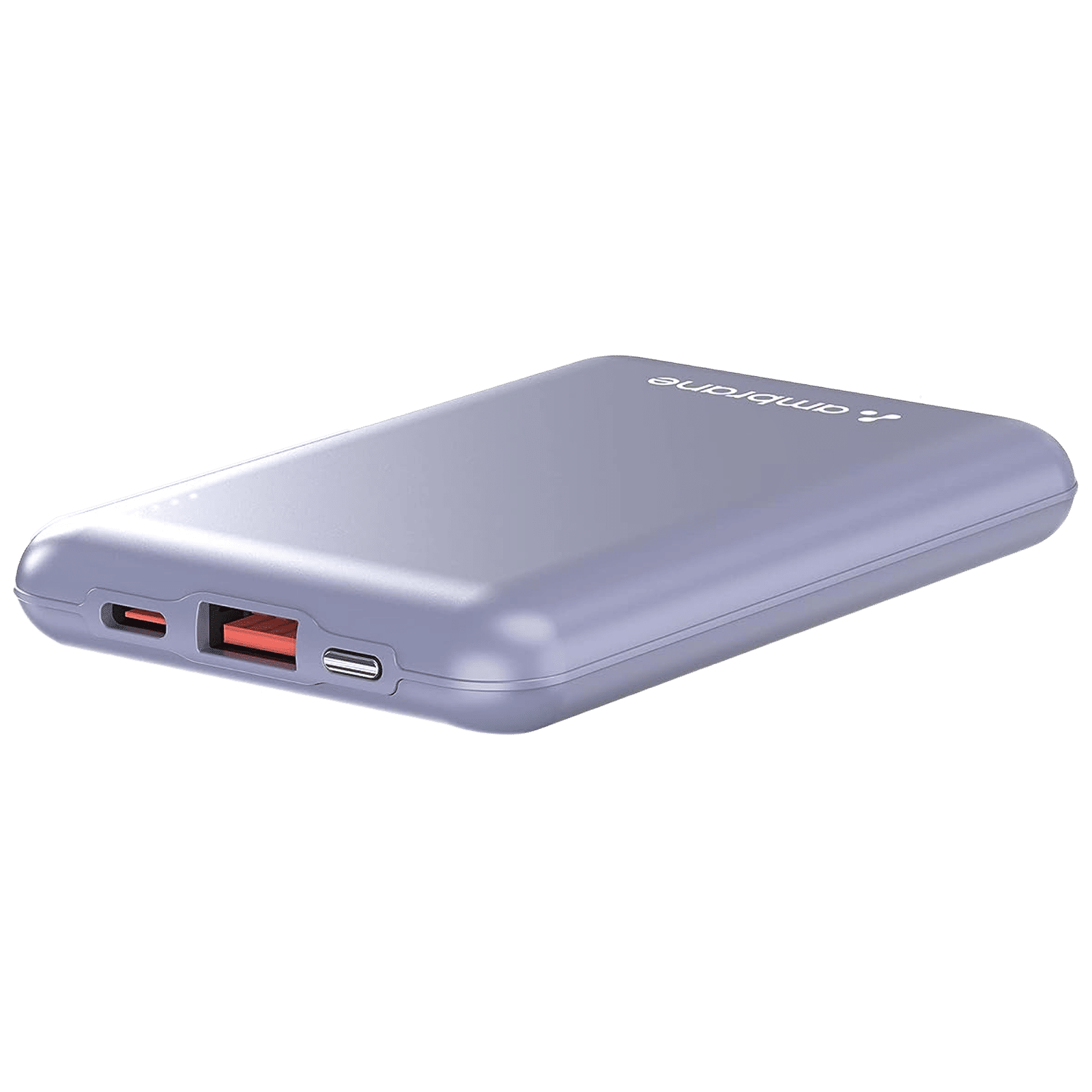 ambrane Powerlit 10000 mAh 22.5W Fast Charging Power Bank (1 Type A and 1 Type C Ports, Dual BoostedSpeed Output, Purple) ambrane Powerlit 10000 mAh 22.5W Fast Charging Power Bank (1 Type A and 1 Type C Ports, Dual BoostedSpeed Output, Purple)_1
