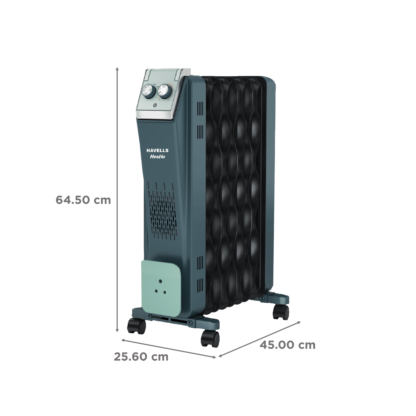 HAVELLS Hestio 2400W PTC Fan Oil Filled Radiator Room Heater with 9 Wave Fins (Thermostatic Heat Control HAVELLS Hestio 2400W PTC Fan Oil Filled Radiator Room Heater with 9 Wave Fins (Thermostatic Heat Control_2