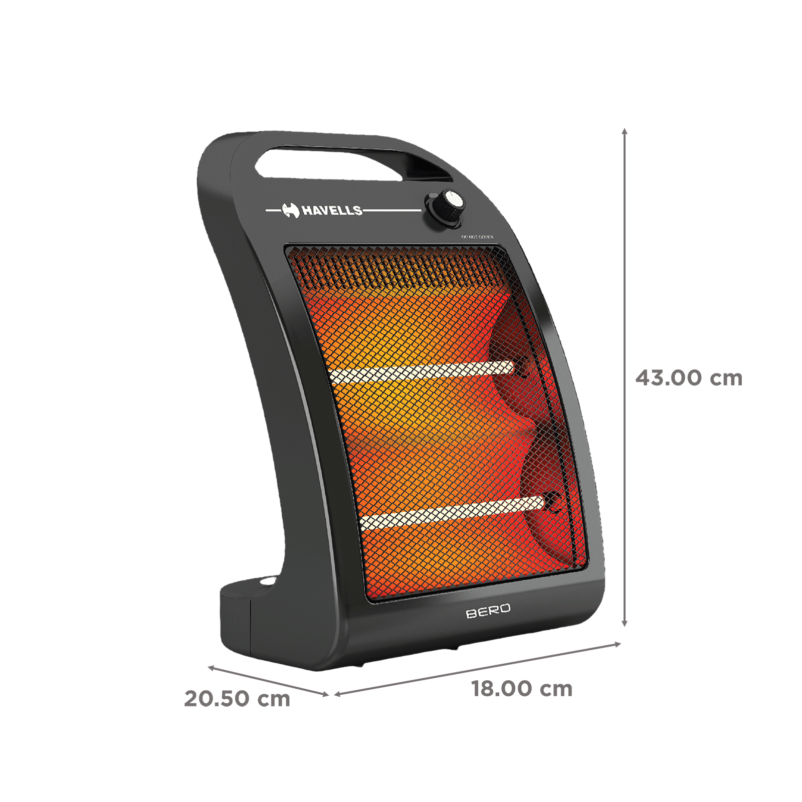HAVELLS Bero Quartz 800W Quartz Room Heater with Rust Free Stainless Steel Reflector (Tip Over Switch for Safety_2