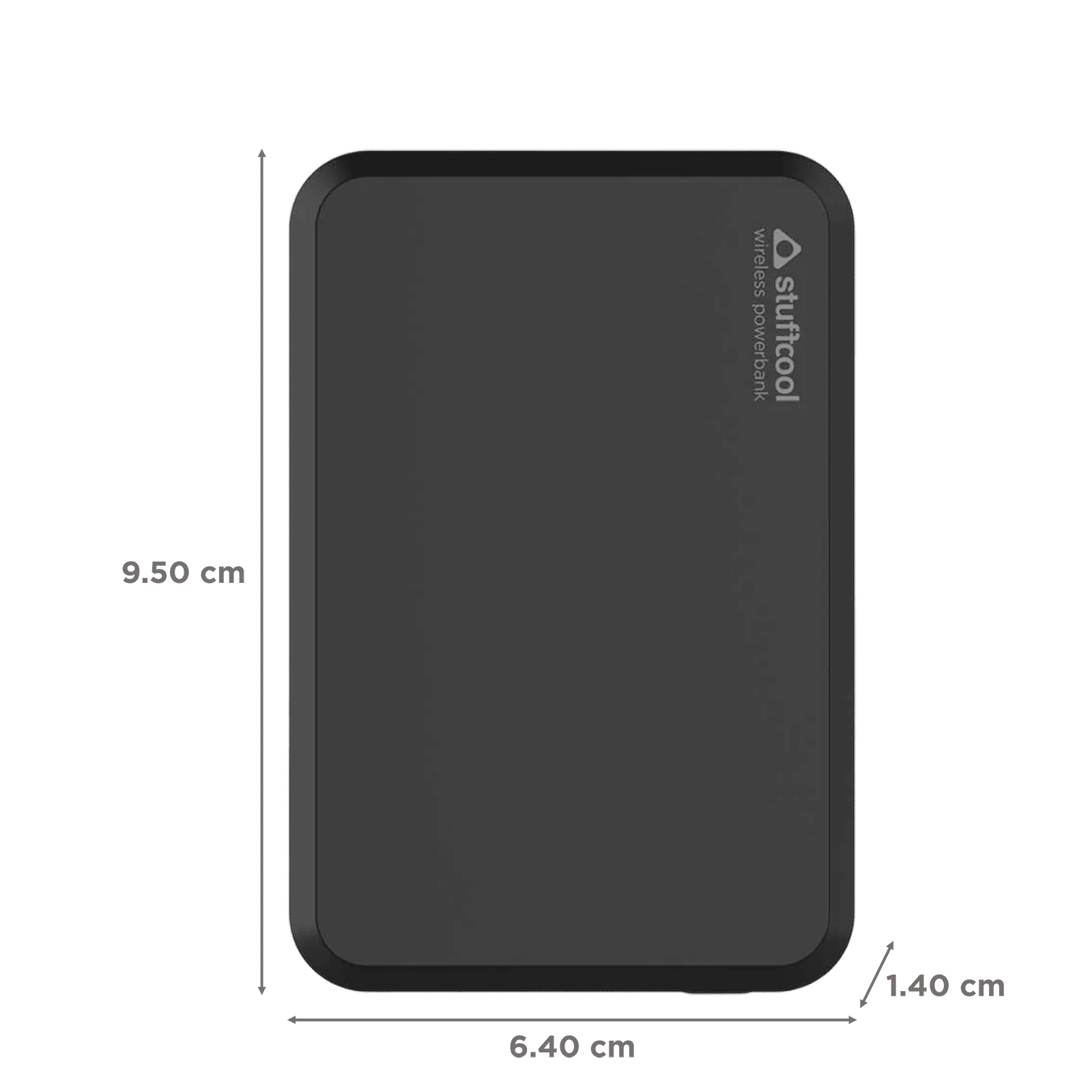 stuffcool Click 5000 mAh 18W Fast Charging Power Bank (1 Type C Port, Short Circuit Protection, Matte Black)_2
