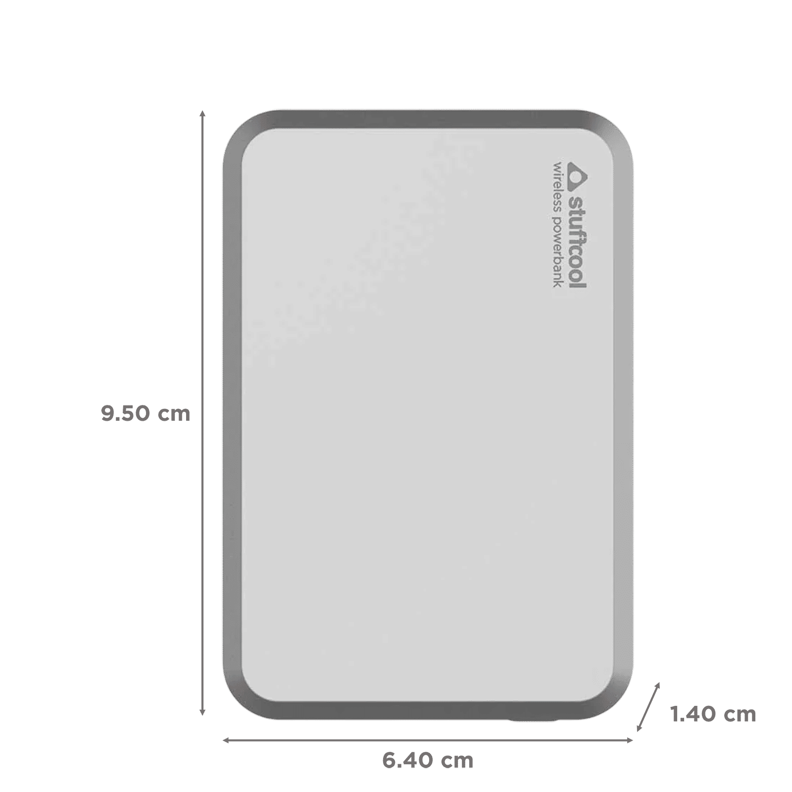 stuffcool Click 5000 mAh 18W Fast Charging Power Bank (1 Type C Port, Short Circuit Protection, Metallic Grey)_2