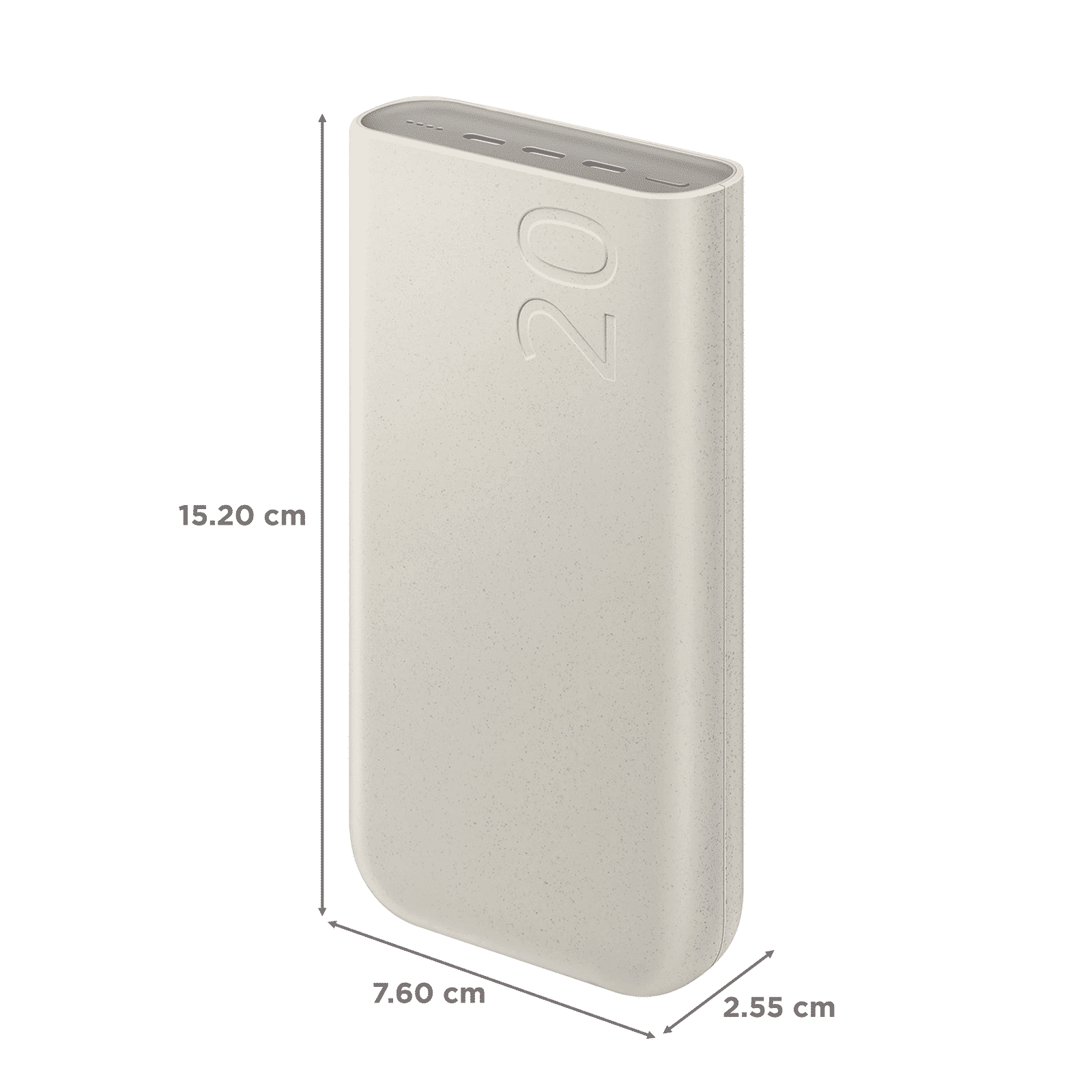 SAMSUNG 20000 mAh 45W Fast Charging Power Bank (3 Type C Ports, Supports PD 3.0, Beige)_2