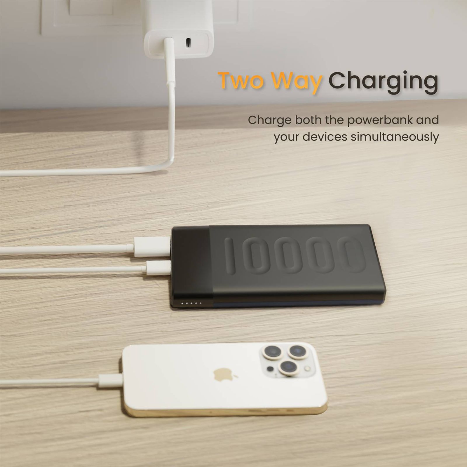 ambrane Stylo 10000 mAh 22.5W Fast Charging Power Bank (1 Type A & 1 Type C, 12 Layers of Advanced Chipset Protection, Blue)_9