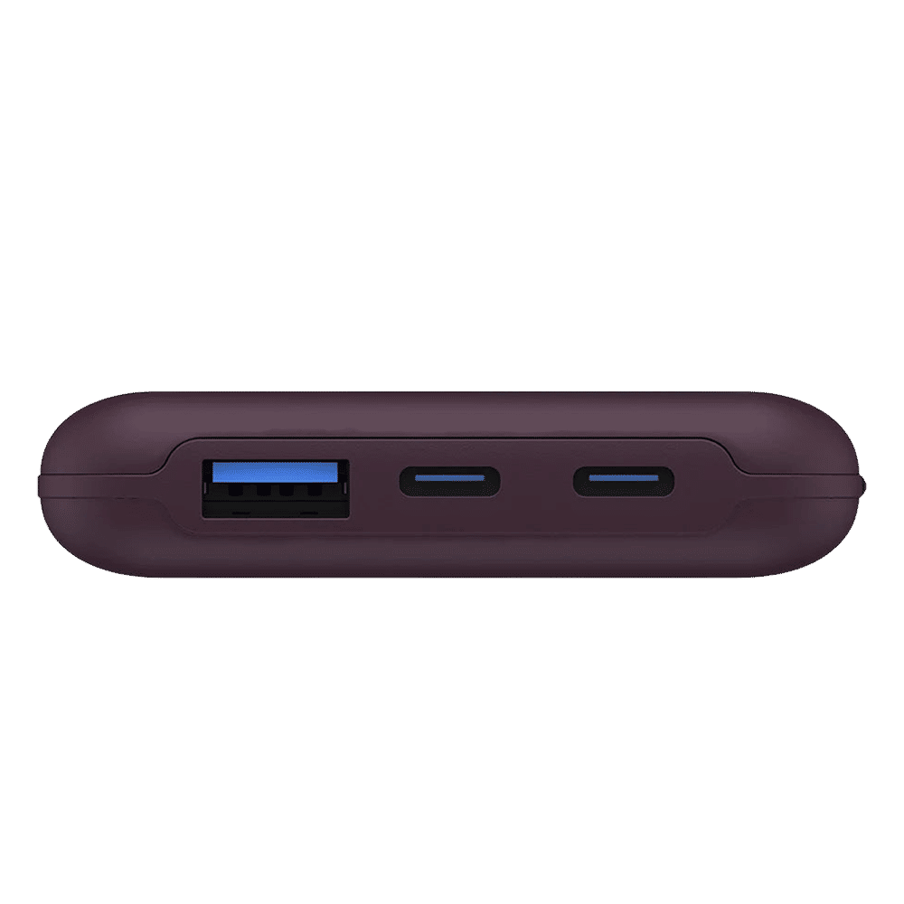 urbn Nano Slim 10000 mAh 22.5W Fast Charging Power Bank (2 Type C & 1 Type A Ports, 12 Layers Circuit Protection, Purple) urbn Nano Slim 10000 mAh 22.5W Fast Charging Power Bank (2 Type C & 1 Type A Ports, 12 Layers Circuit Protection, Purple)_4