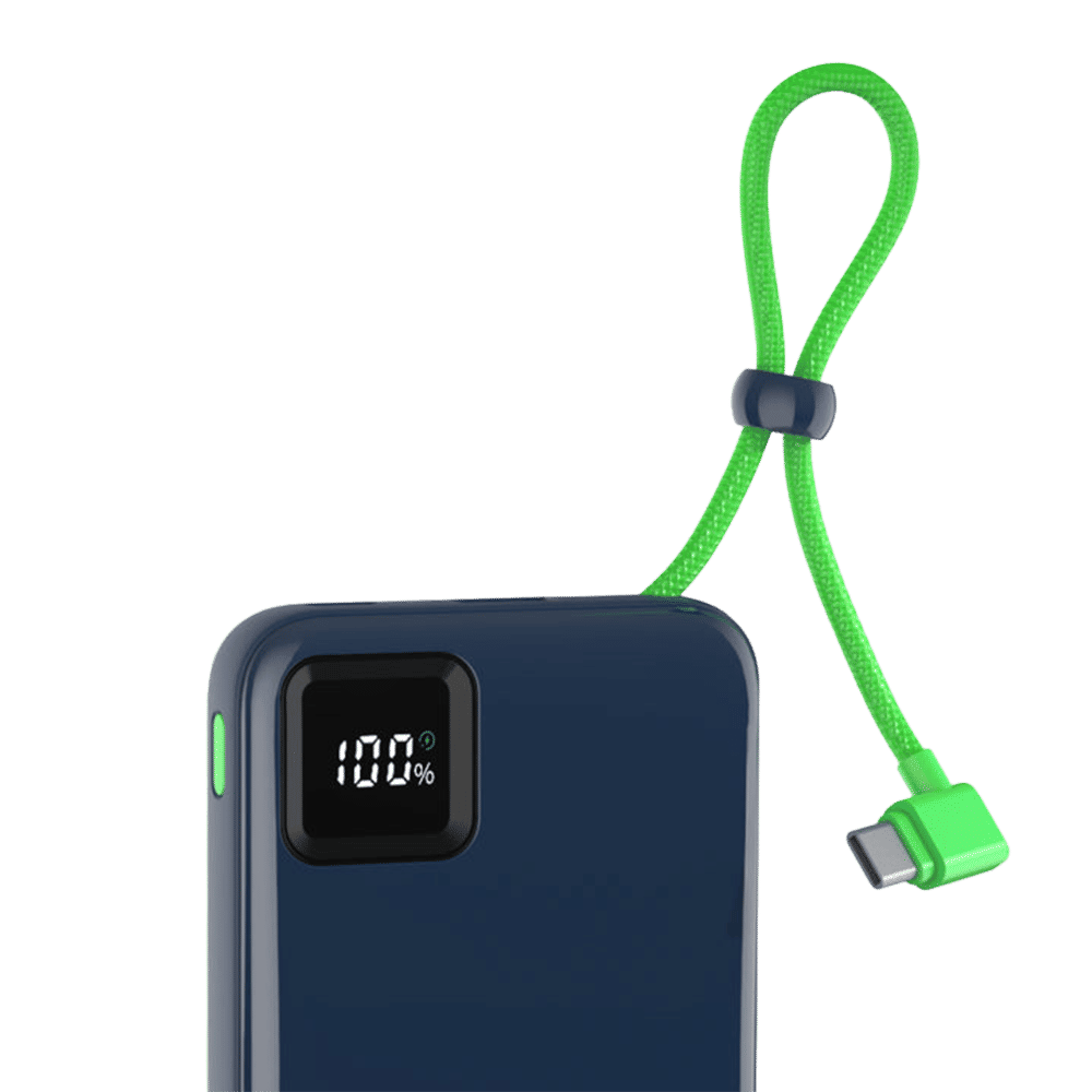 urbn Ultra Link 10000 mAh 22.5W Fast Charging Power Bank (1 Type A & 2 Type C Ports, Smart LED Display, Blue) urbn Ultra Link 10000 mAh 22.5W Fast Charging Power Bank (1 Type A & 2 Type C Ports, Smart LED Display, Blue)_6