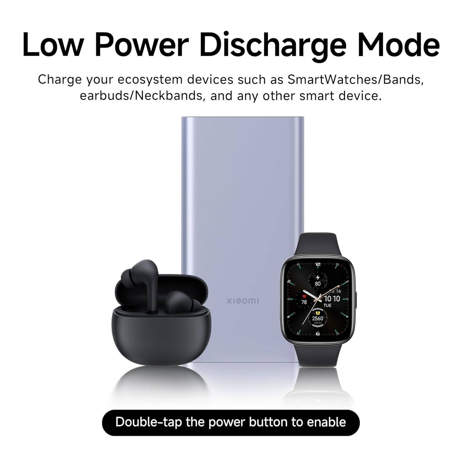 Xiaomi 4i 10000 mAh 22.5W Fast Charging Power Bank (2 Type A & 1 Type C Ports, Quick Charge 3.0, Coral Purple)_7