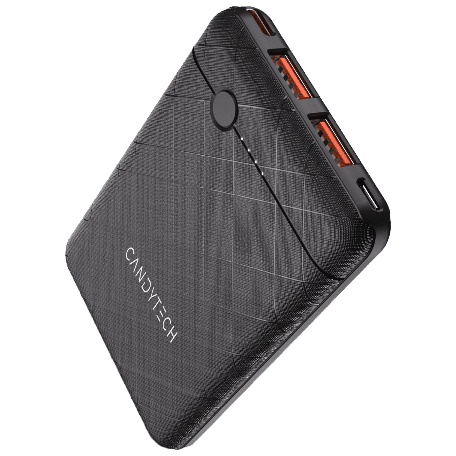 Candytech PB3C1 5000 mAh 22.5W Fast Charging Power Bank (2 Type A Ports, Short Circuit Protection, Black) Candytech PB3C1 5000 mAh 22.5W Fast Charging Power Bank (2 Type A Ports, Short Circuit Protection, Black)_1