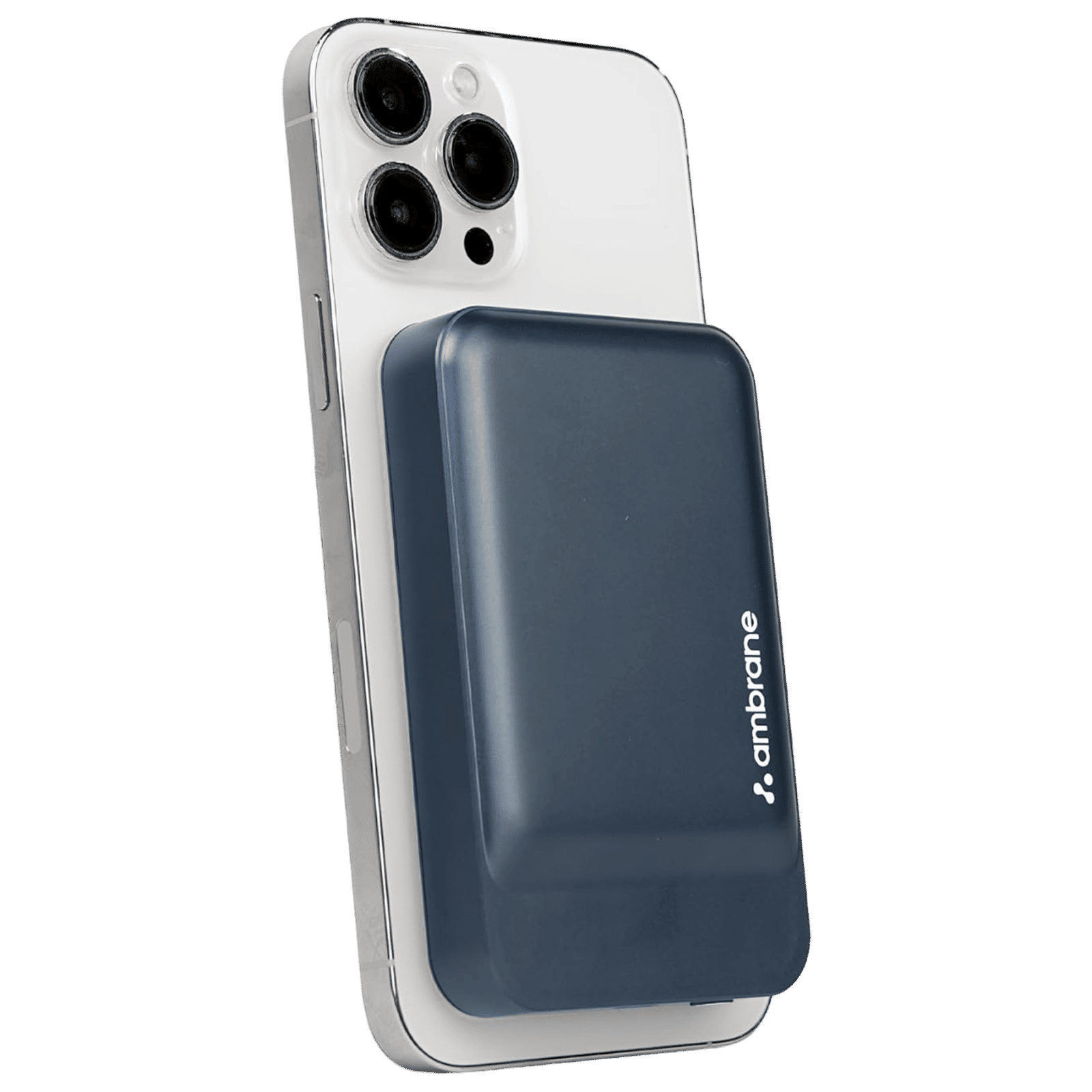 ambrane AeroSync PB Prime 10000 mAh 22W Fast Charging Power Bank (1 Type C Ports, Premium Metallic Body, MagSafe Compatible, Blue) ambrane AeroSync PB Prime 10000 mAh 22W Fast Charging Power Bank (1 Type C Ports, Premium Metallic Body, MagSafe Compatible, Blue)_1