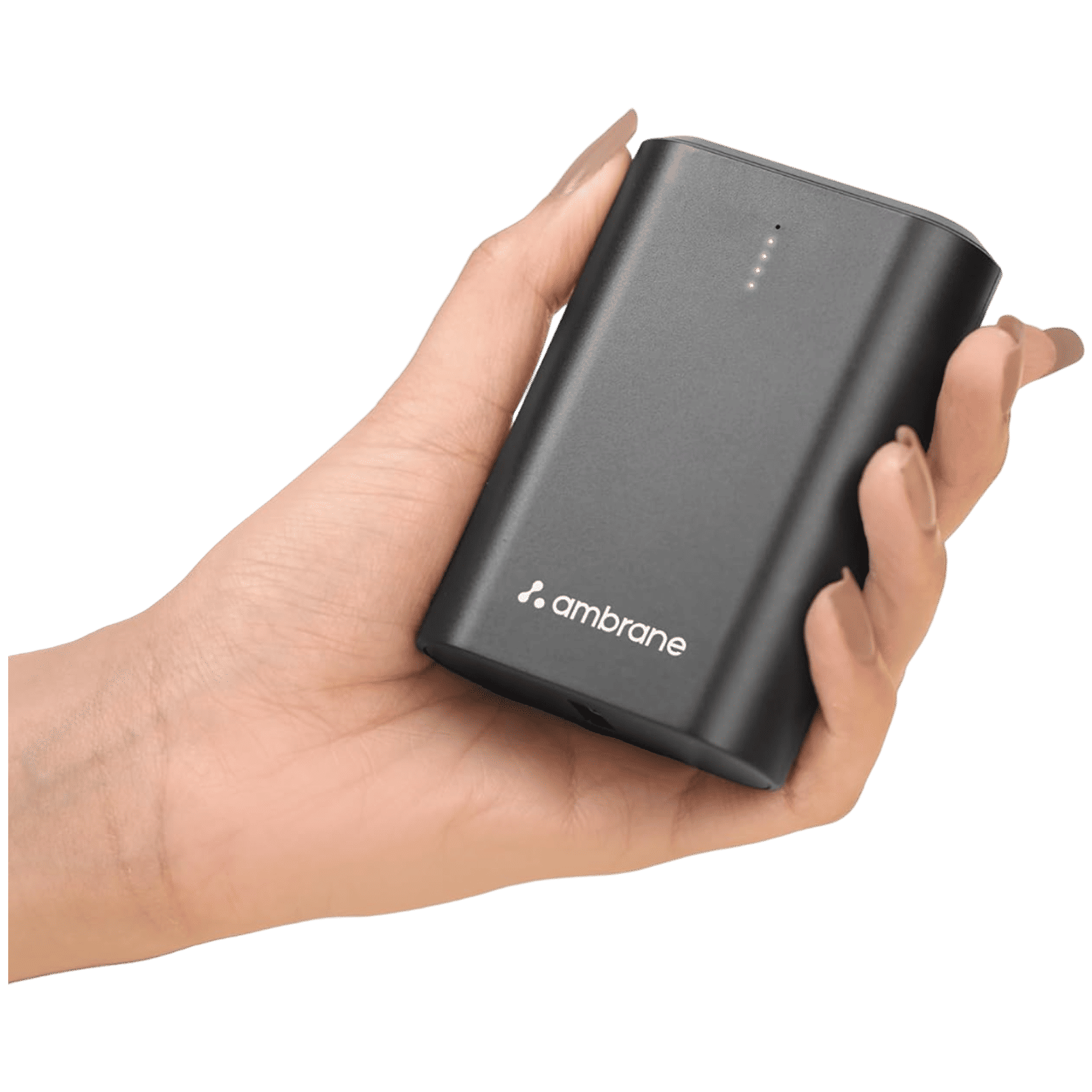 ambrane PowerLit 30 10000 mAh 33W Fast Charging Power Bank (1 Type C & 1 Type A Ports, Premium Metallic Finish, Multi-Layers of Chipset Protection, Black)_1