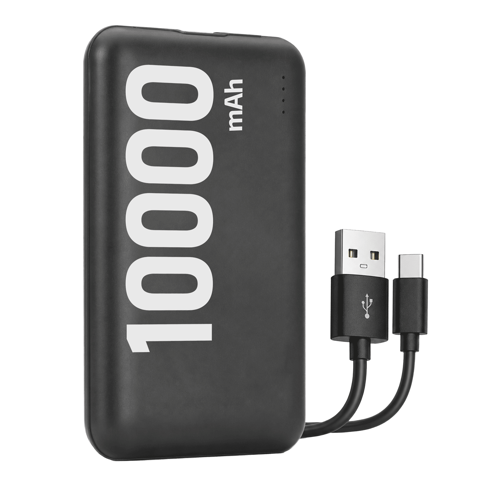 Croma 10000 mAh 22.5W Fast Charging Slim Power Bank (1 Type A & 1 Type C Ports, Cable included, Black) Croma 10000 mAh 22.5W Fast Charging Slim Power Bank (1 Type A & 1 Type C Ports, Cable included, Black)_1