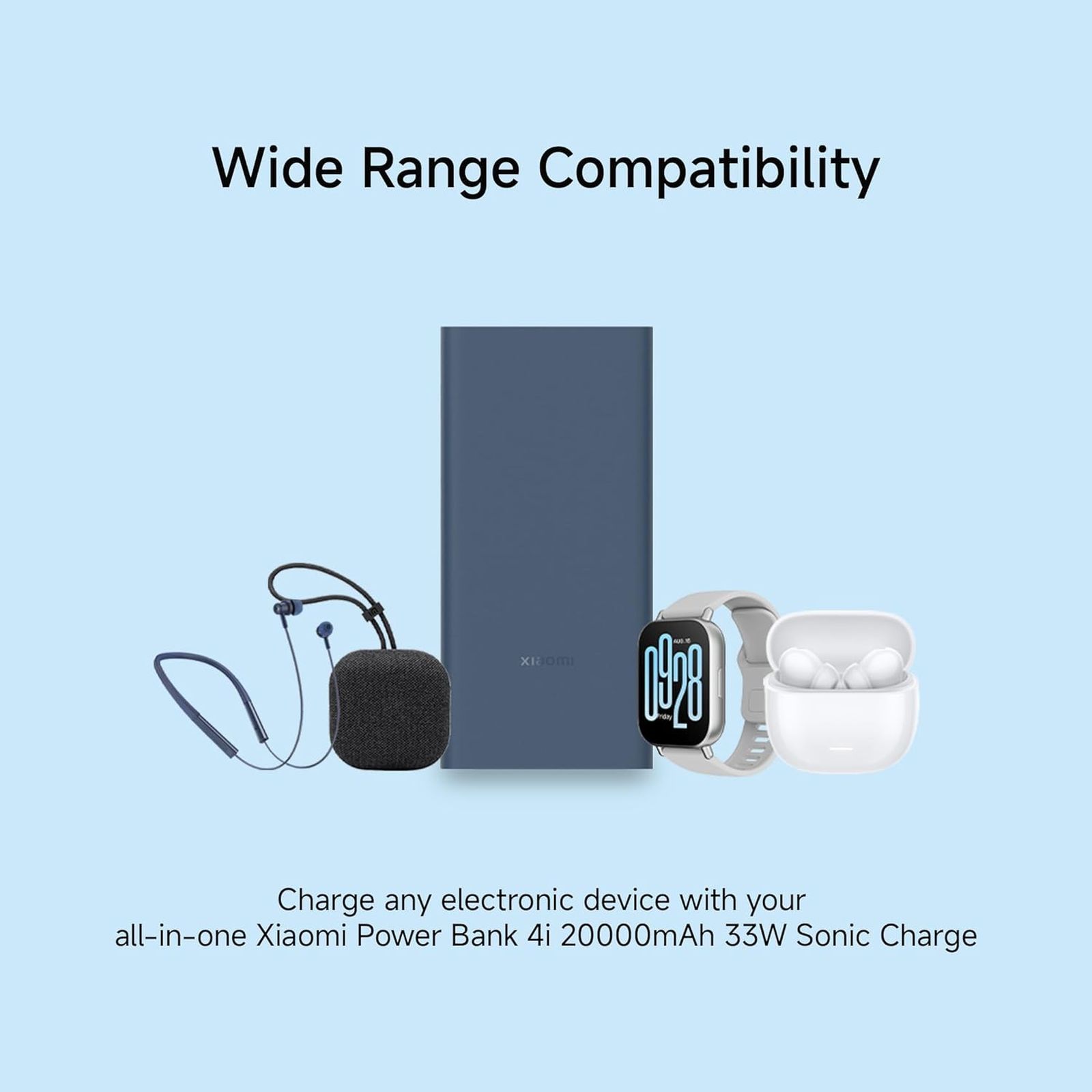 Xiaomi 4i 20000 mAh 33W Fast Charging Power Bank (2 Type A & 1 Type C Ports, PC+ABS Casing, Turbo Blue)_6