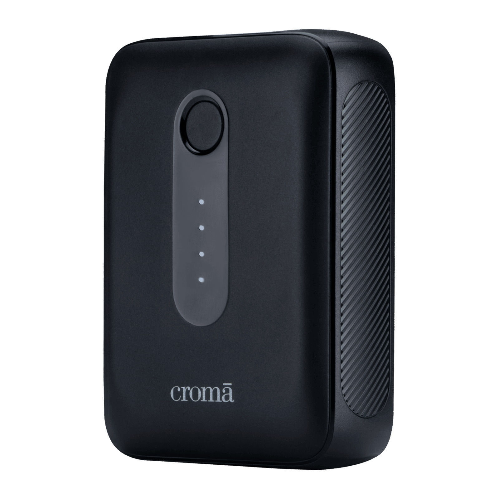 Croma Compact 10000 mAh 30W Fast Charging Power Bank (1 Type A & 1 Type C Port, Multi-Level Protection for Safe Charging, Black)_5